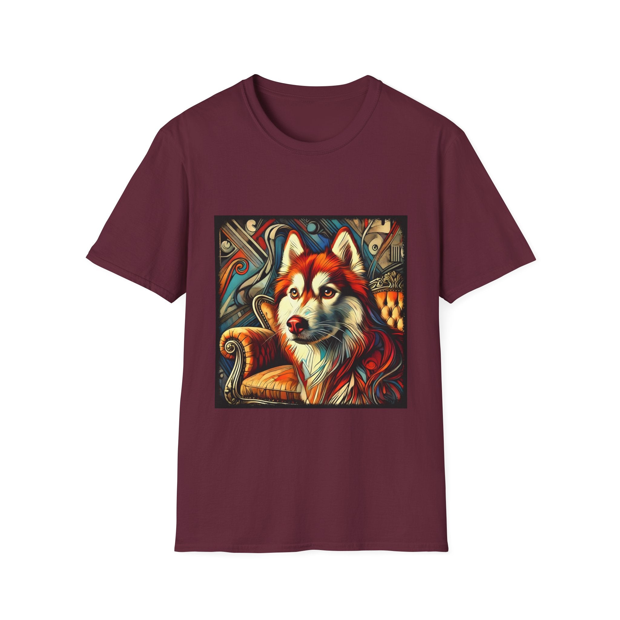Siberian Husky Red Rebel | Unisex Dog T-Shirt