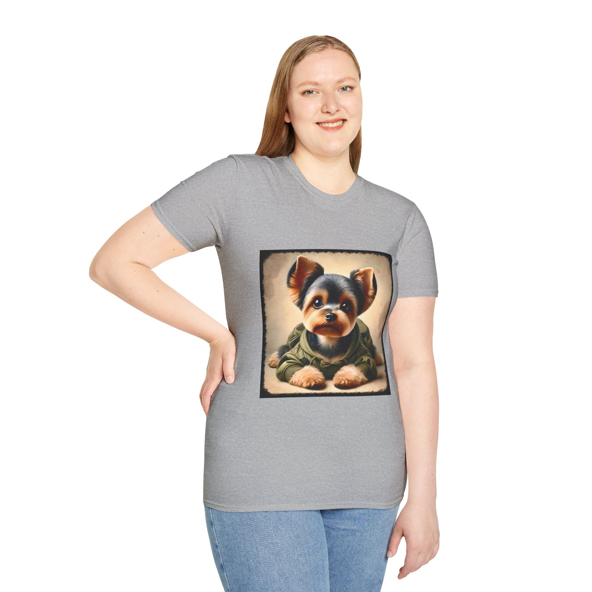 Yorkshire Terrier Combat Cutie | Unisex Dog T-Shirt