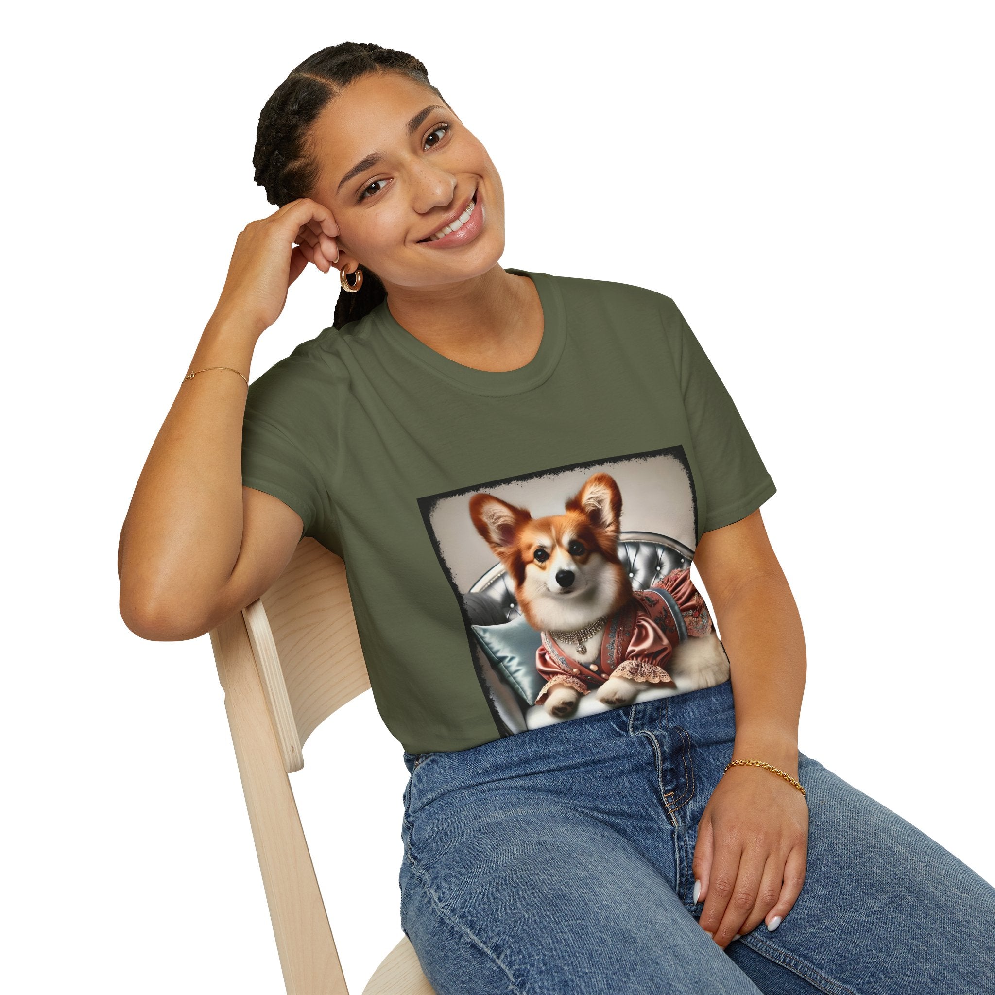 Pembroke Welsh Corgi Couture Cutie | Unisex Dog T-Shirt
