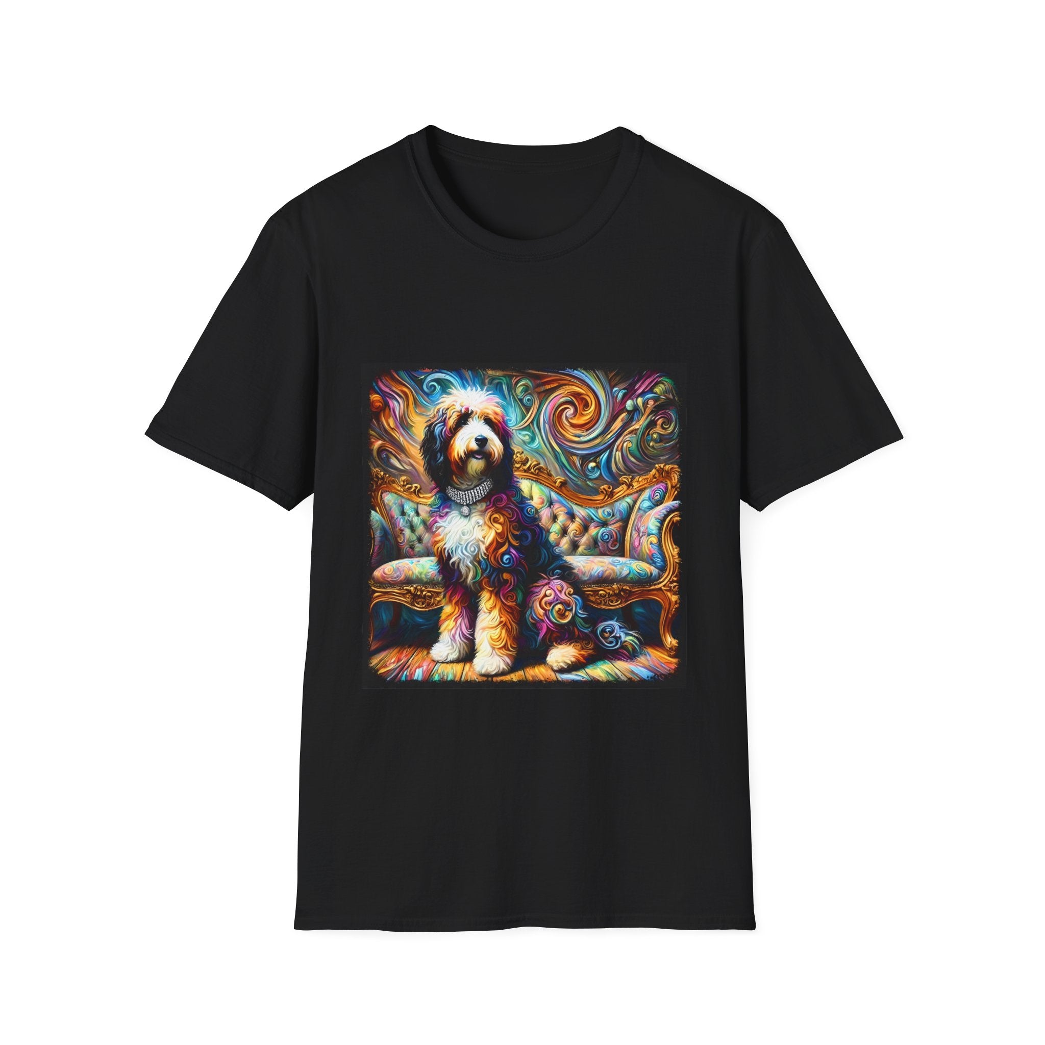 Bernedoodle Vivid Swirl | Unisex Dog T-Shirt