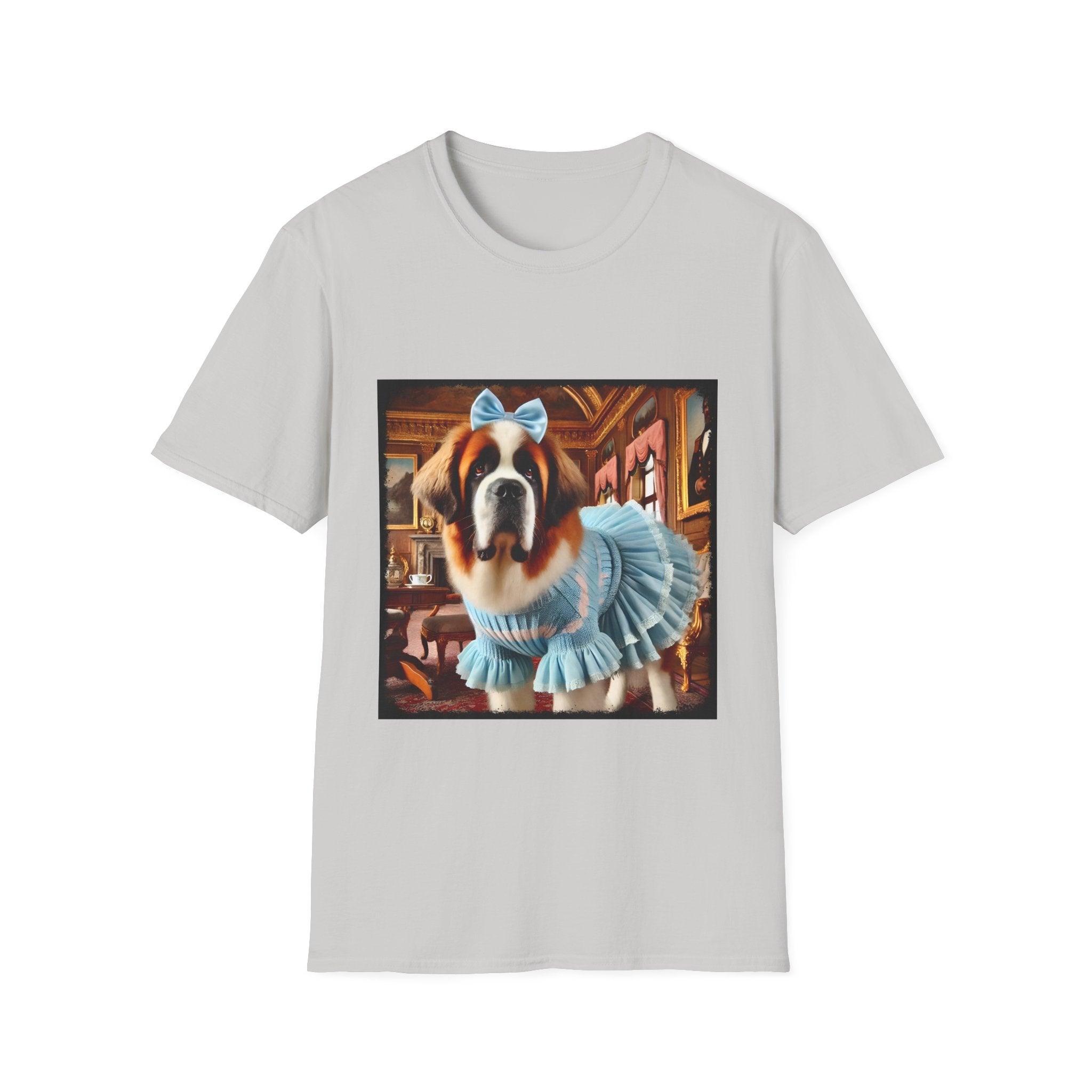 Saint Bernard Posh Pearl | Unisex Dog T-Shirt