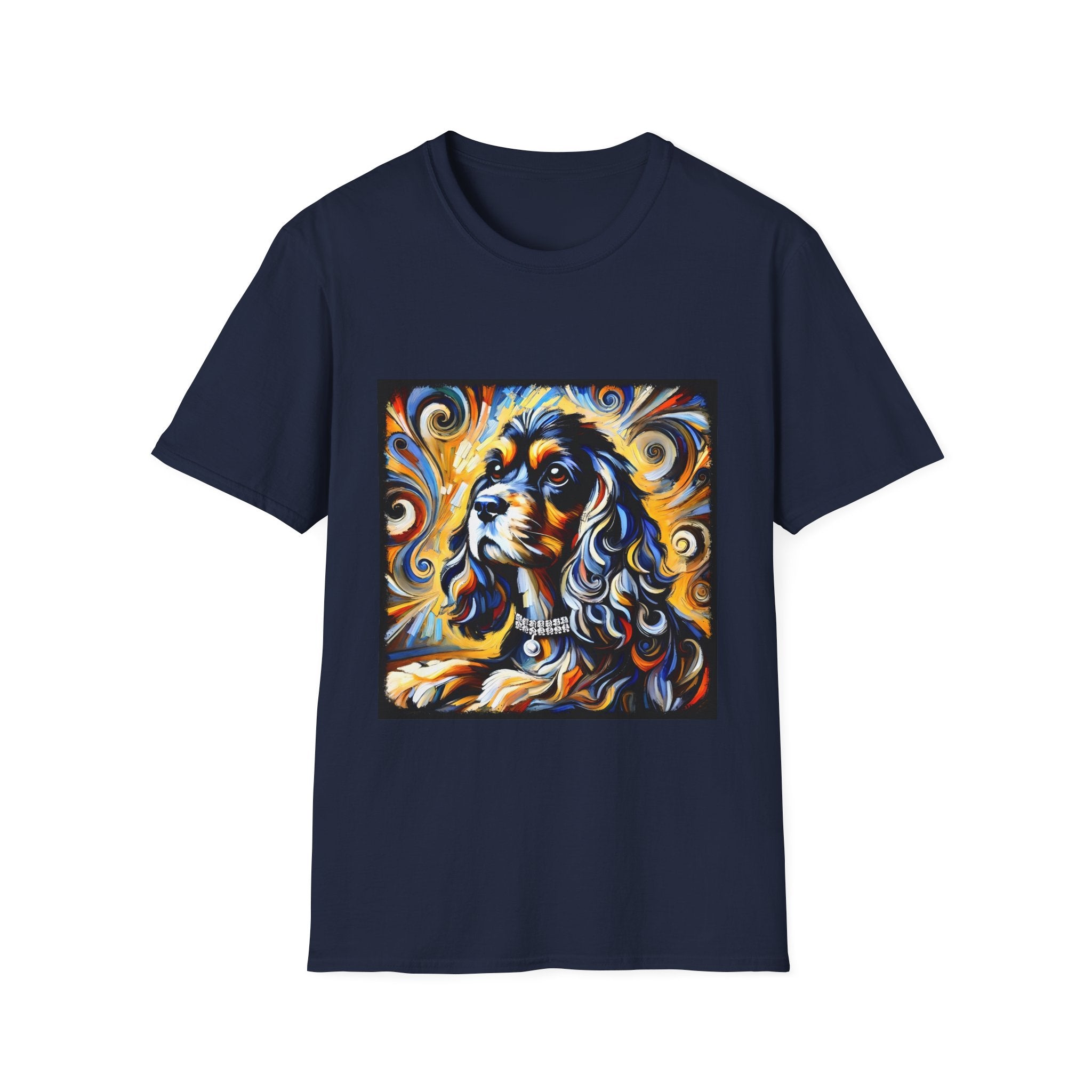Cocker Spaniel Sun Swirl | Unisex Dog T-Shirt