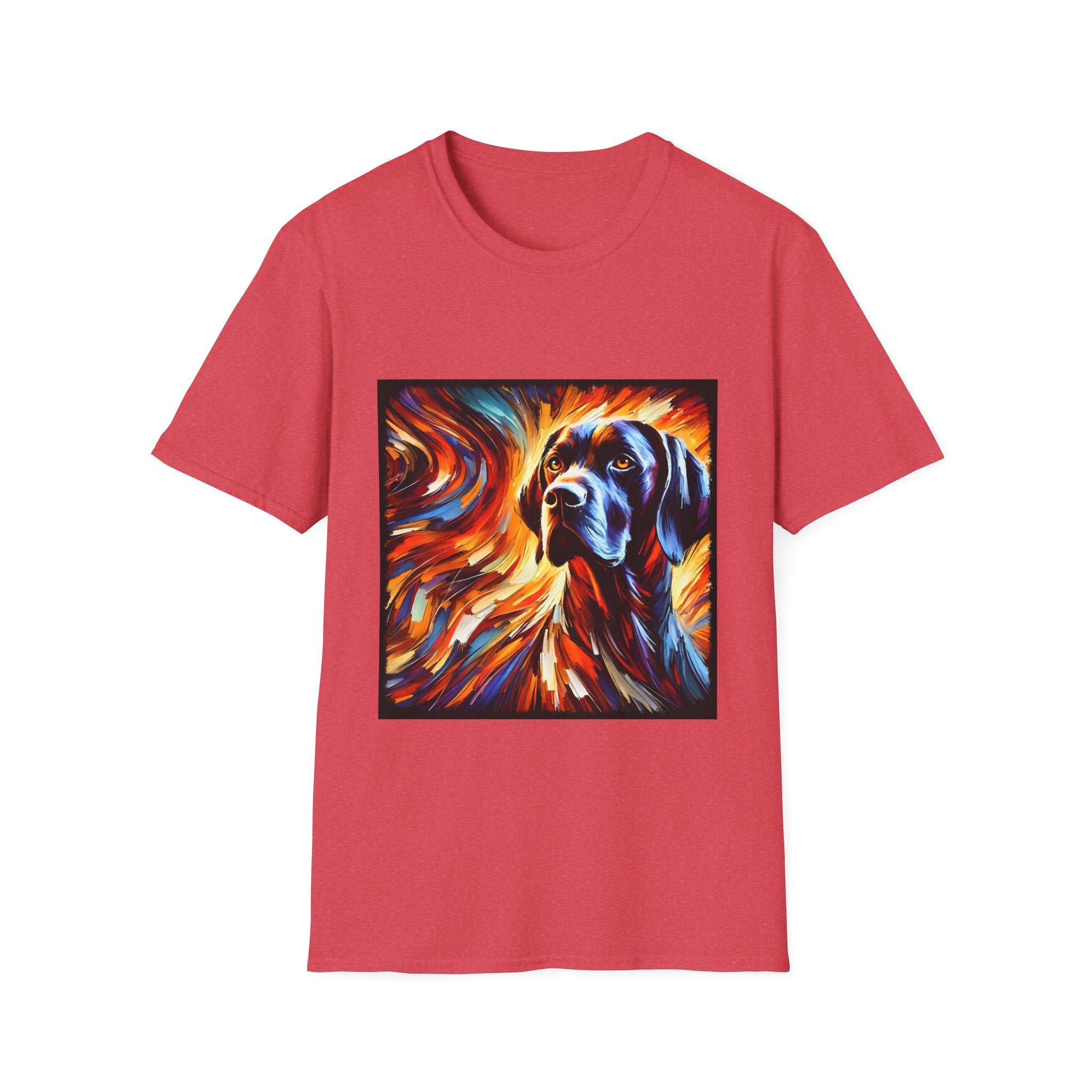 German Shorthaired Pointer Bold Fire Classic | Unisex Dog T-Shirt