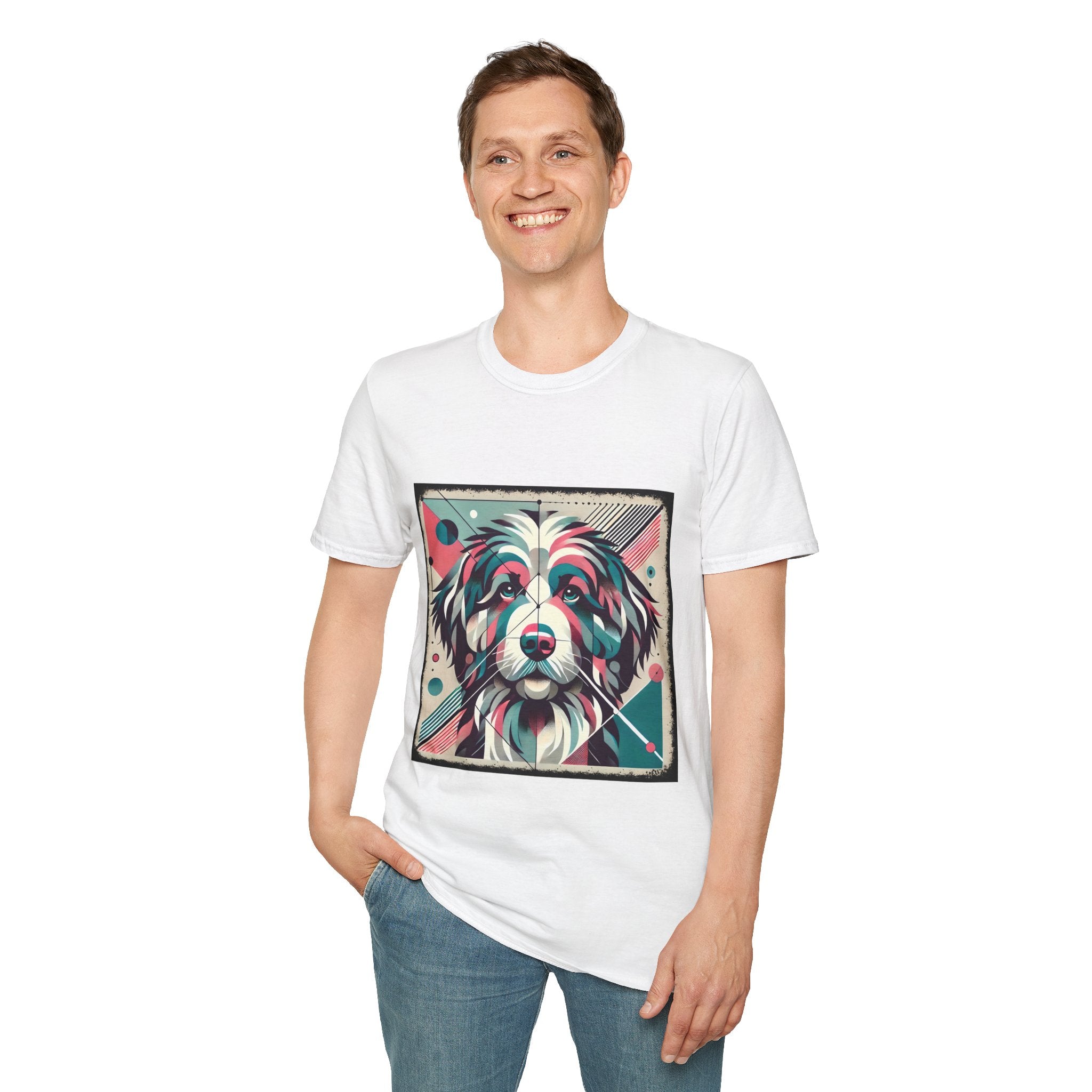 Goldendoodle Bold Geometric | Unisex Dog T-Shirt