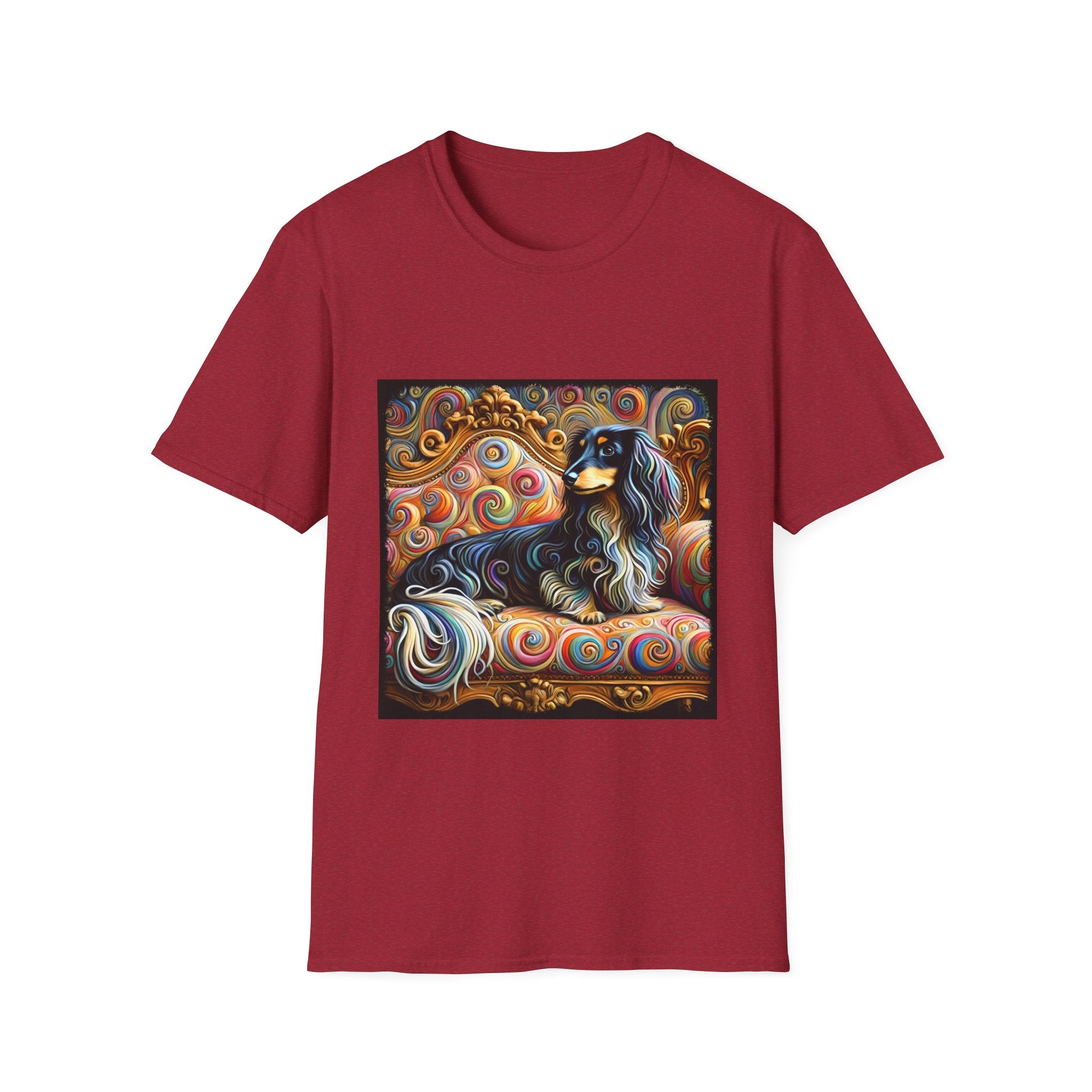 Dachshund Bold Swirl | Unisex Dog T-Shirt