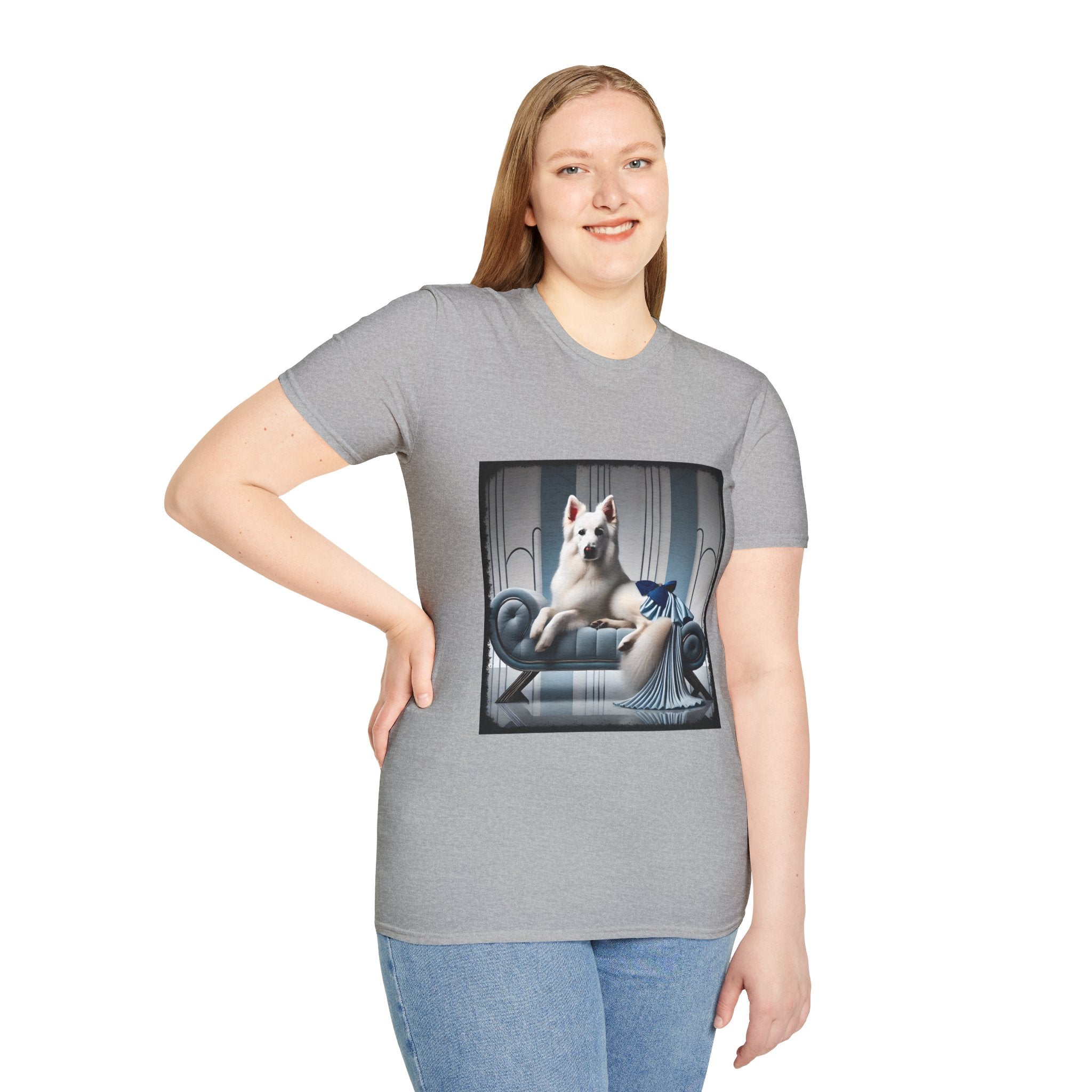German Shepherd Blue Icon | Unisex Dog T-Shirt