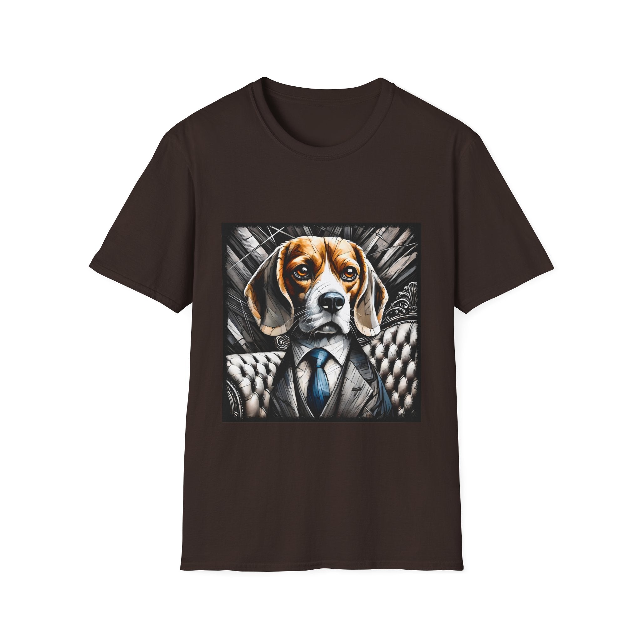 Beagle B&W Bold Eyes | Unisex Dog T-Shirt