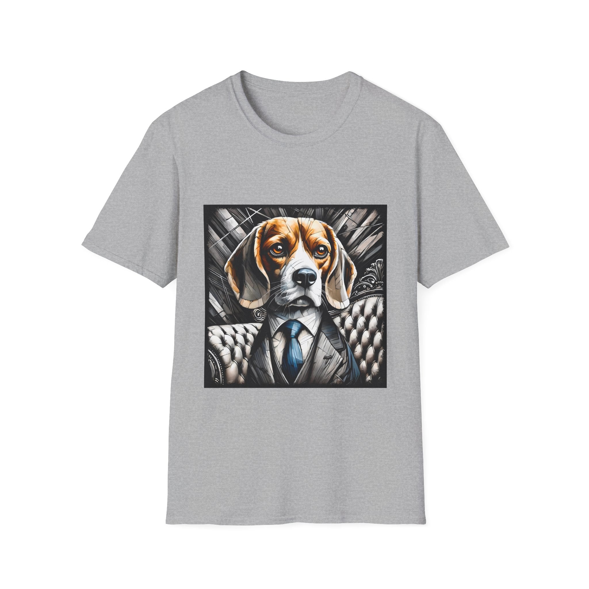 Beagle B&W Bold Eyes | Unisex Dog T-Shirt