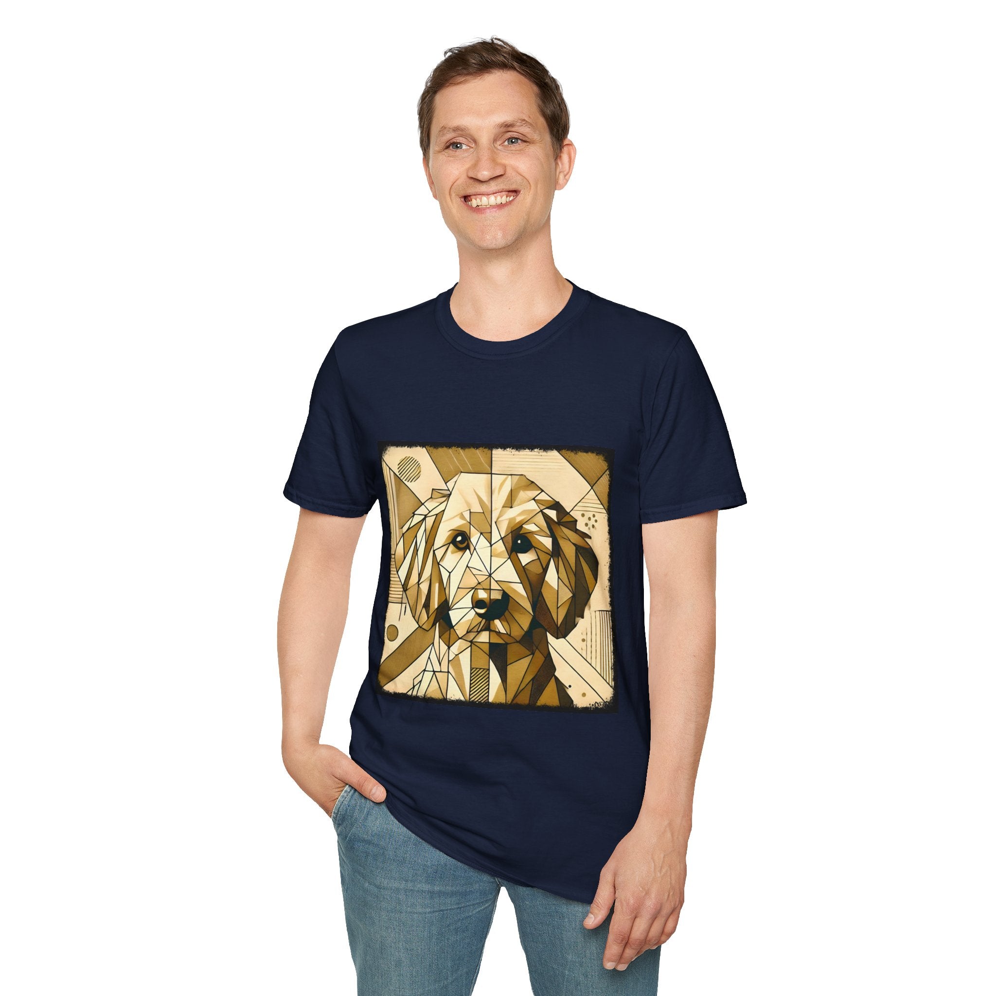 Golden Retriever Golden Geometric | Unisex Dog T-Shirt
