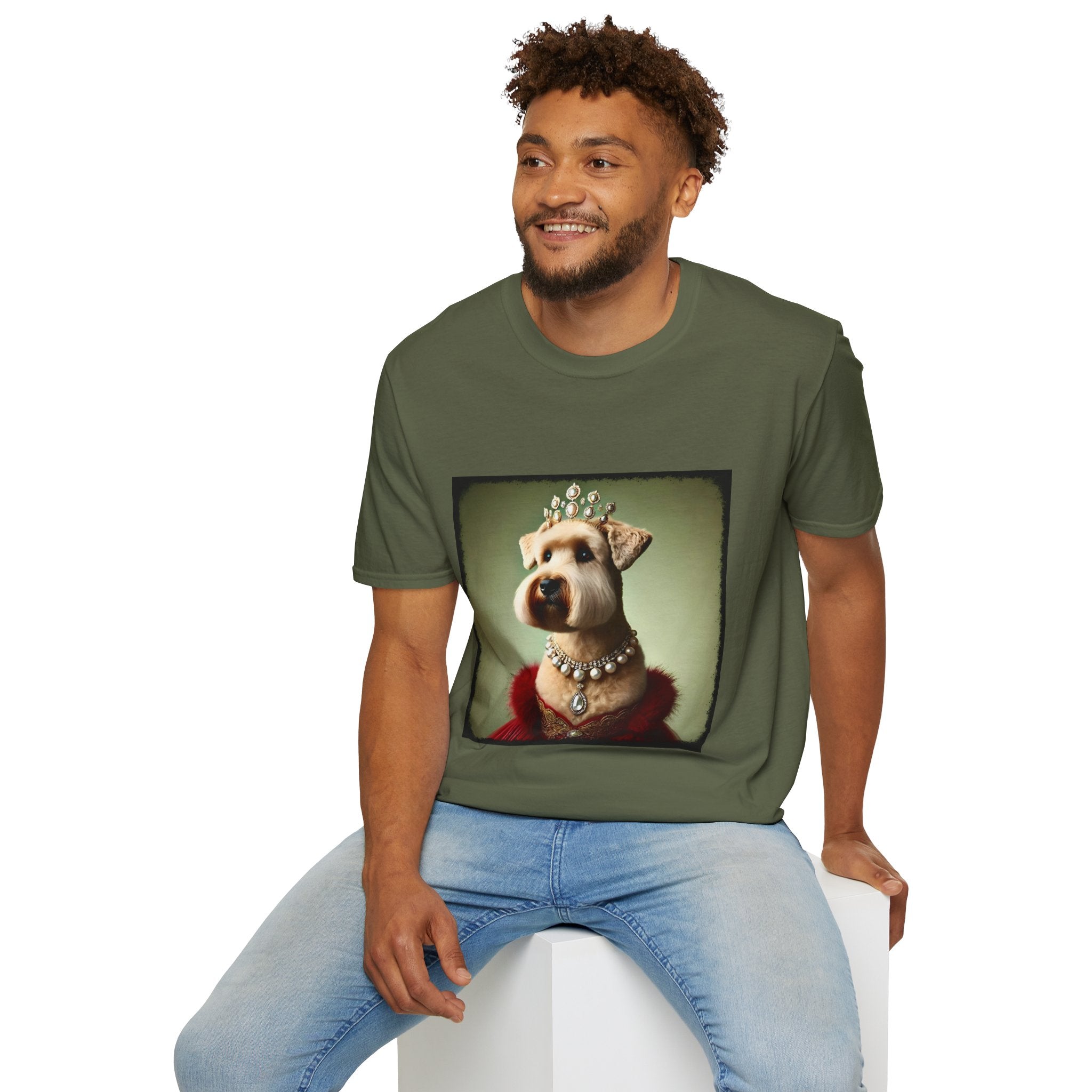 Wheaten Terrier Crimson Queen | Unisex Dog T-Shirt