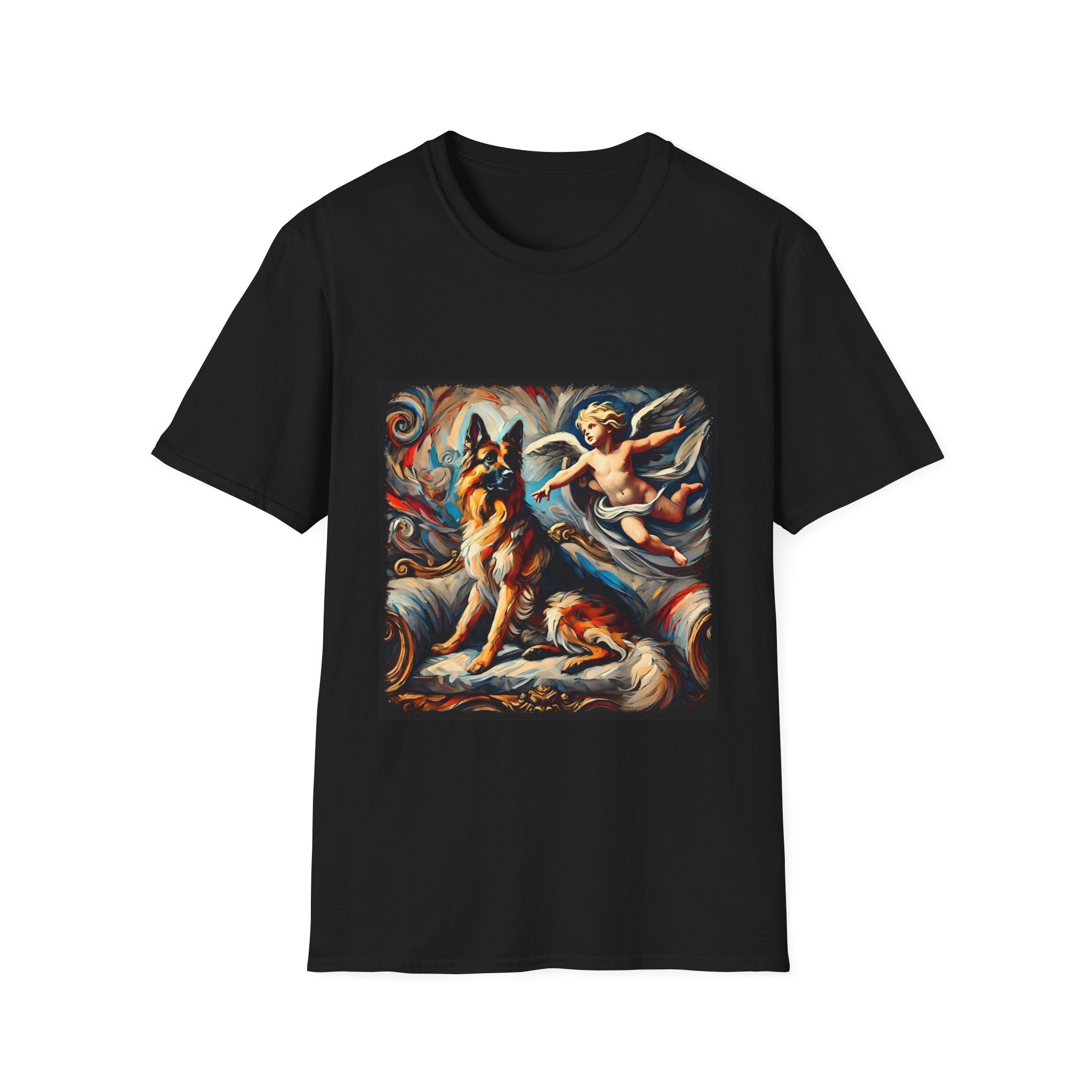 German Shepherd Divine Swirl | Unisex Dog T-Shirt