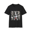 Australian Shepherd B&W Bold Eyes | Unisex Dog T-Shirt