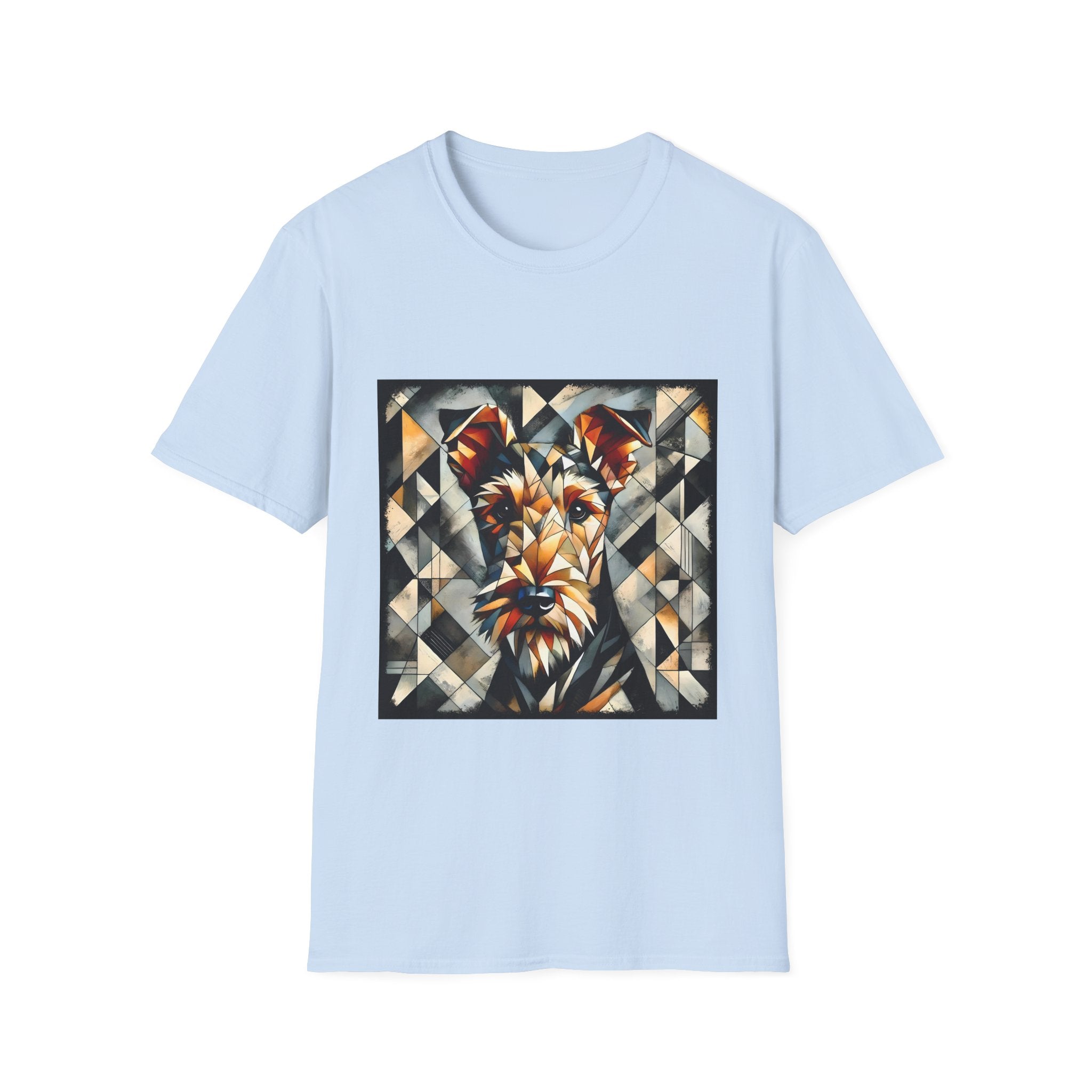 Airedale Terrier Bold Geometric | Unisex Dog T-Shirt