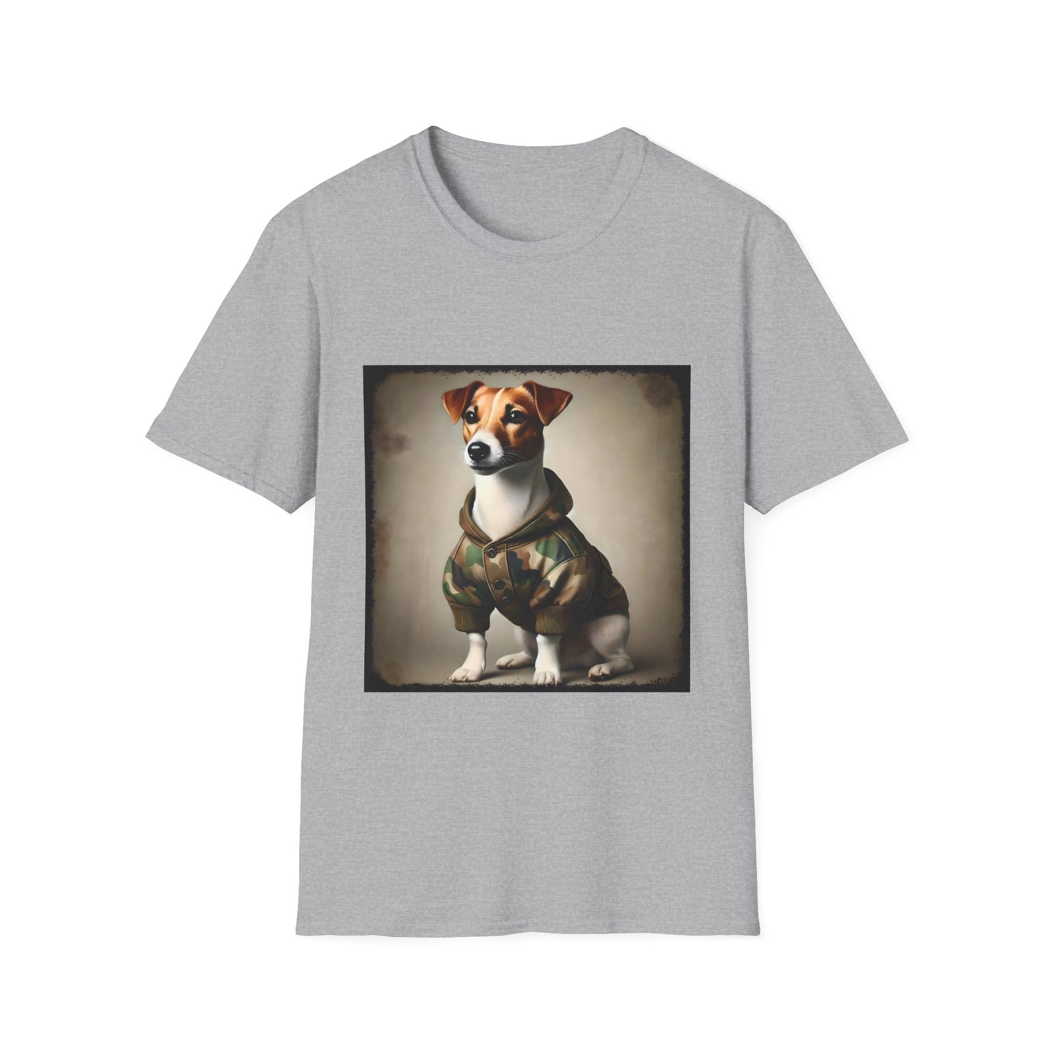 Jack Russell Terrier Camo Cutie | Unisex Dog T-Shirt
