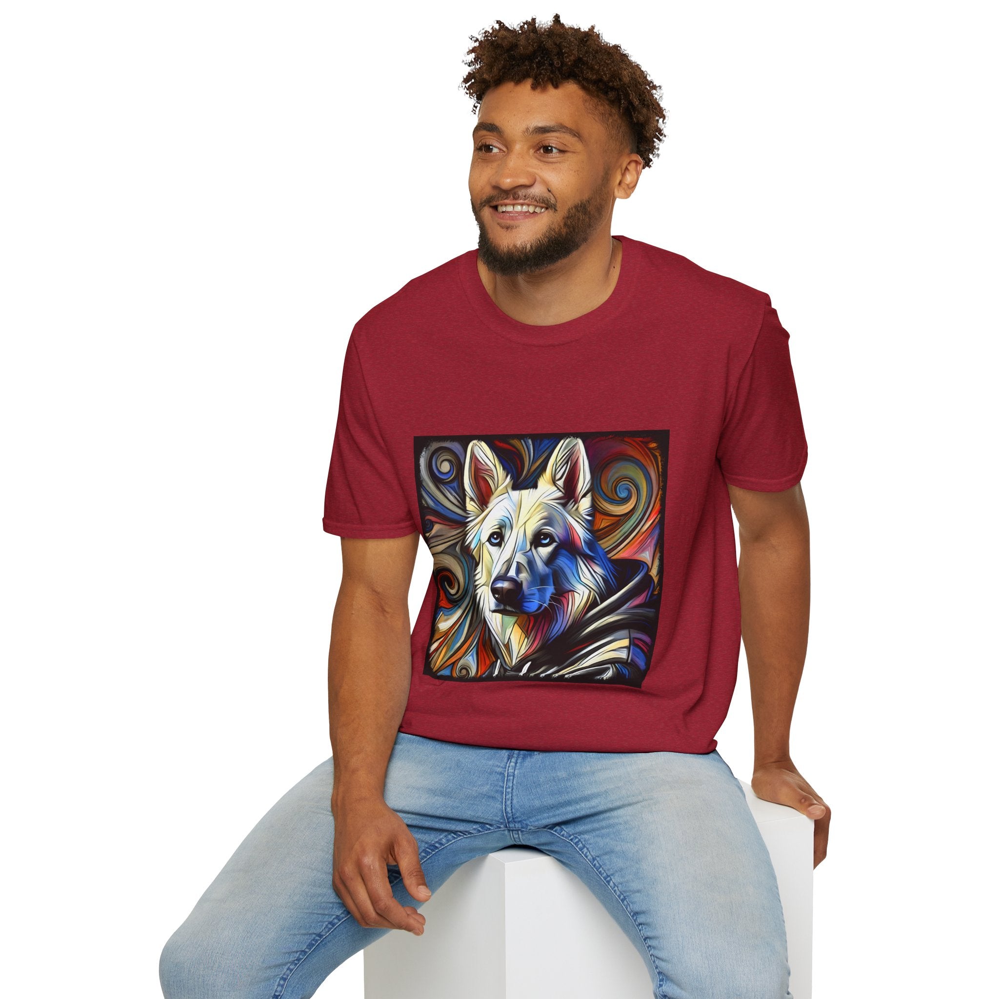 German Shepherd Hoodie Swirl | Unisex Dog T-Shirt