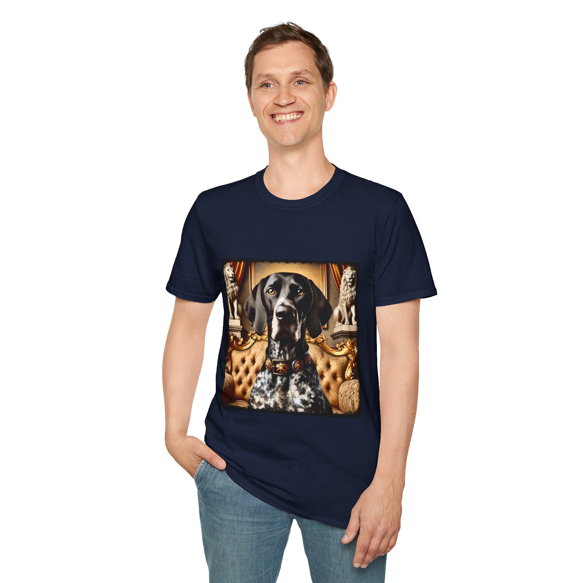 German Shorthaired Pointer Refined Rougue | Unisex Dog T-Shirt