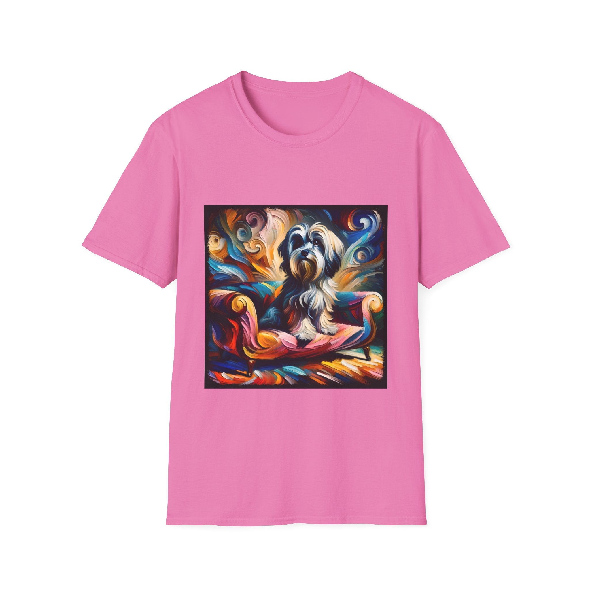 Havanese Blaze Swirl |  Unisex Dog T-Shirt