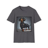 Dachshund Denim Doll | Unisex Dog T-Shirt