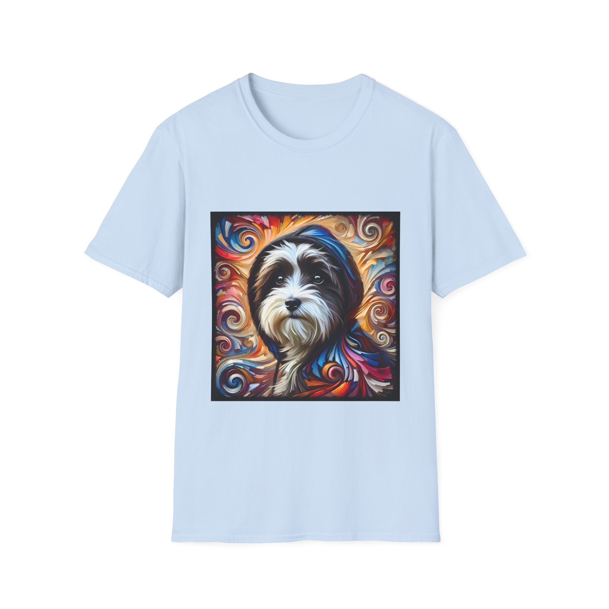 Havanese Relaxed Swirl |  Unisex Dog T-Shirt