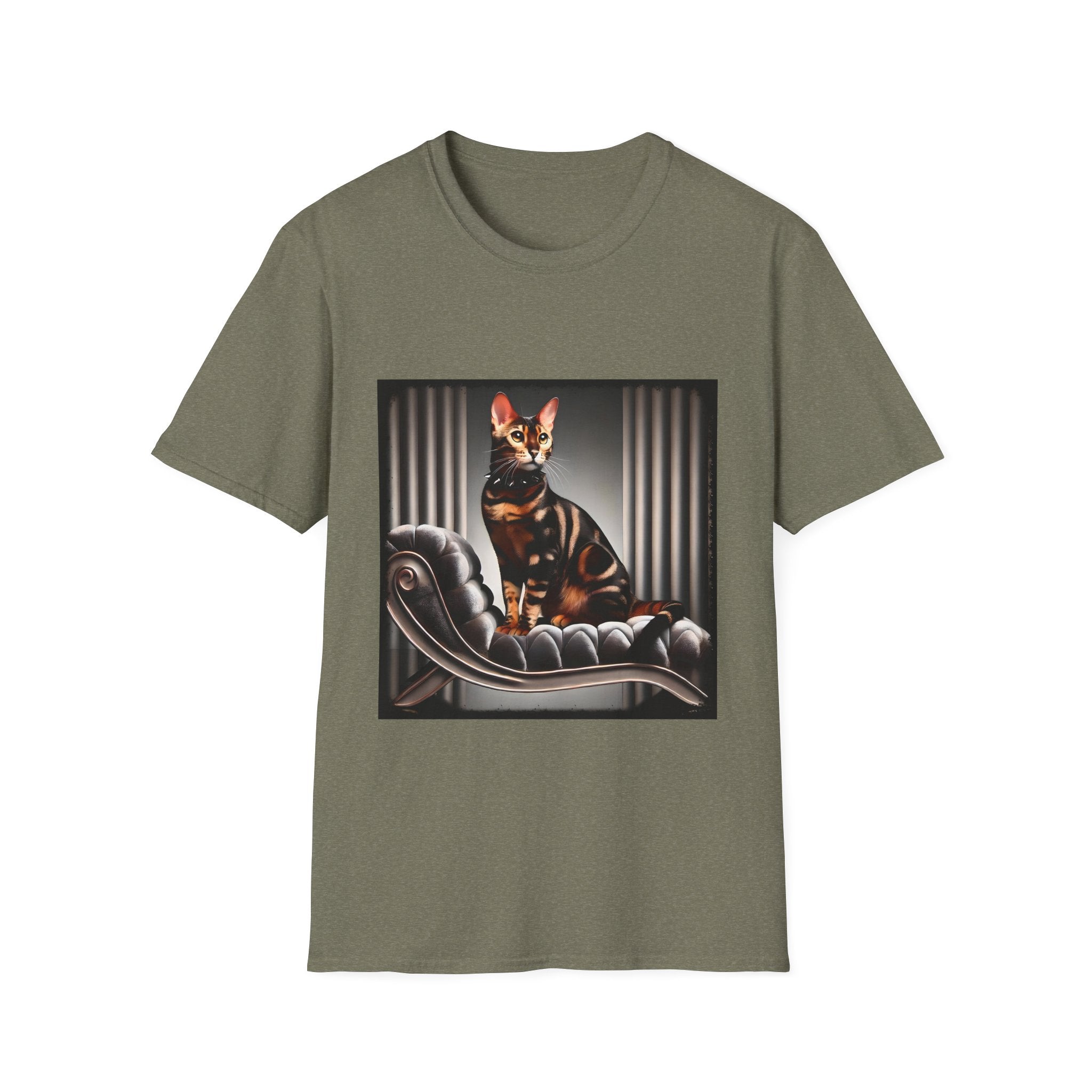 Bengal Cat Spiked Seductress | Unisex Cat T-Shirt