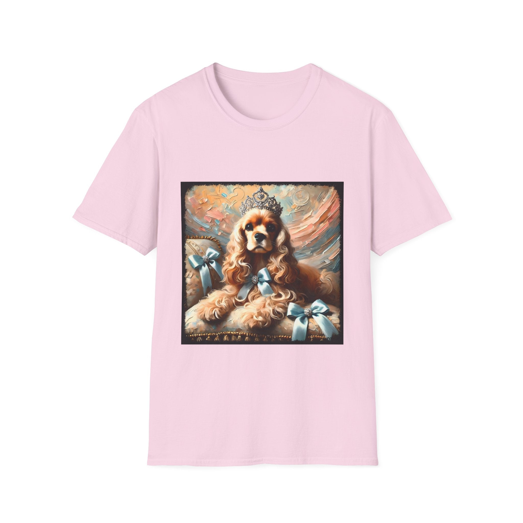Cocker Spaniel Diamond Tiara Classic | Unisex Dog T-Shirt