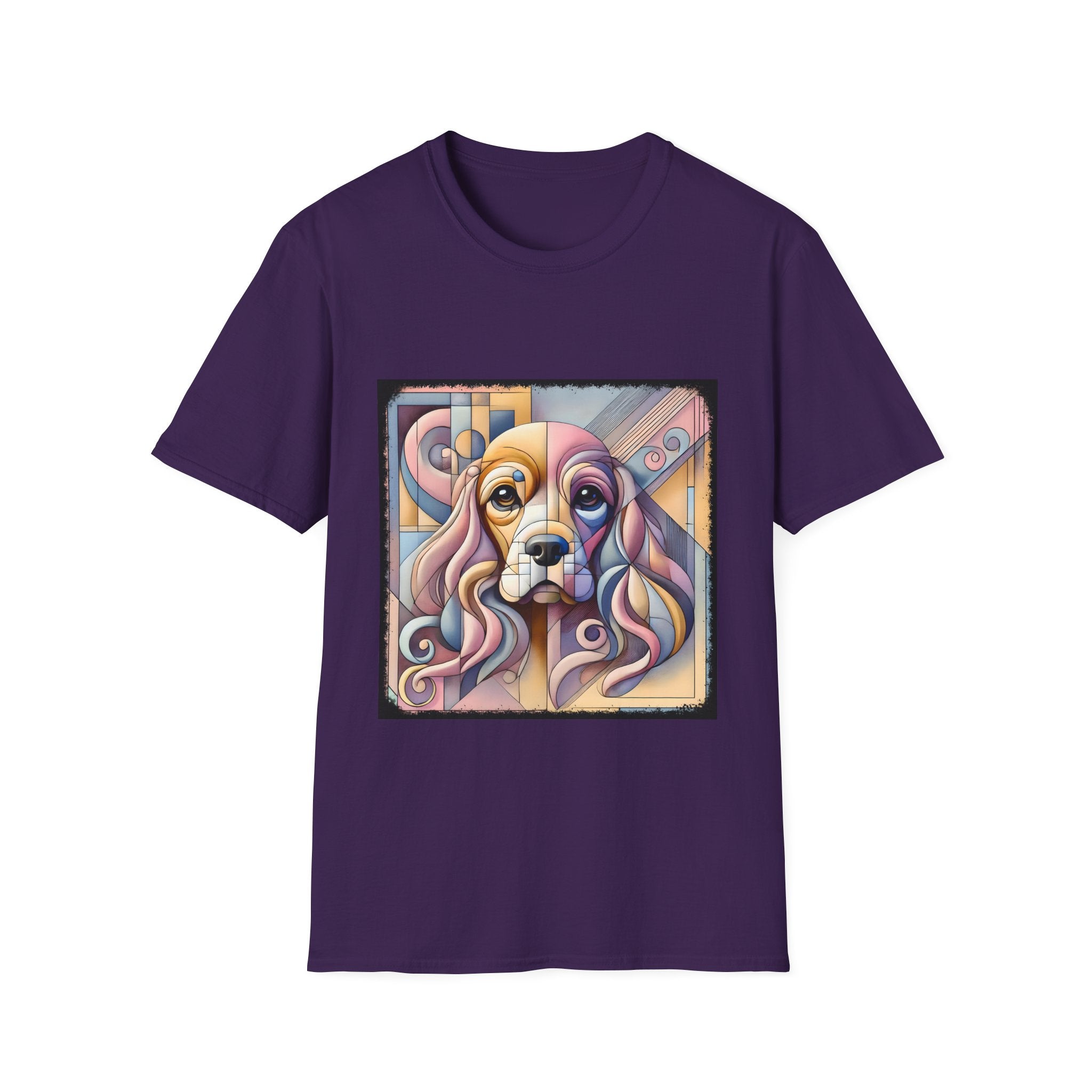 Cocker Spaniel Pastel Geometric | Unisex Dog T-Shirt