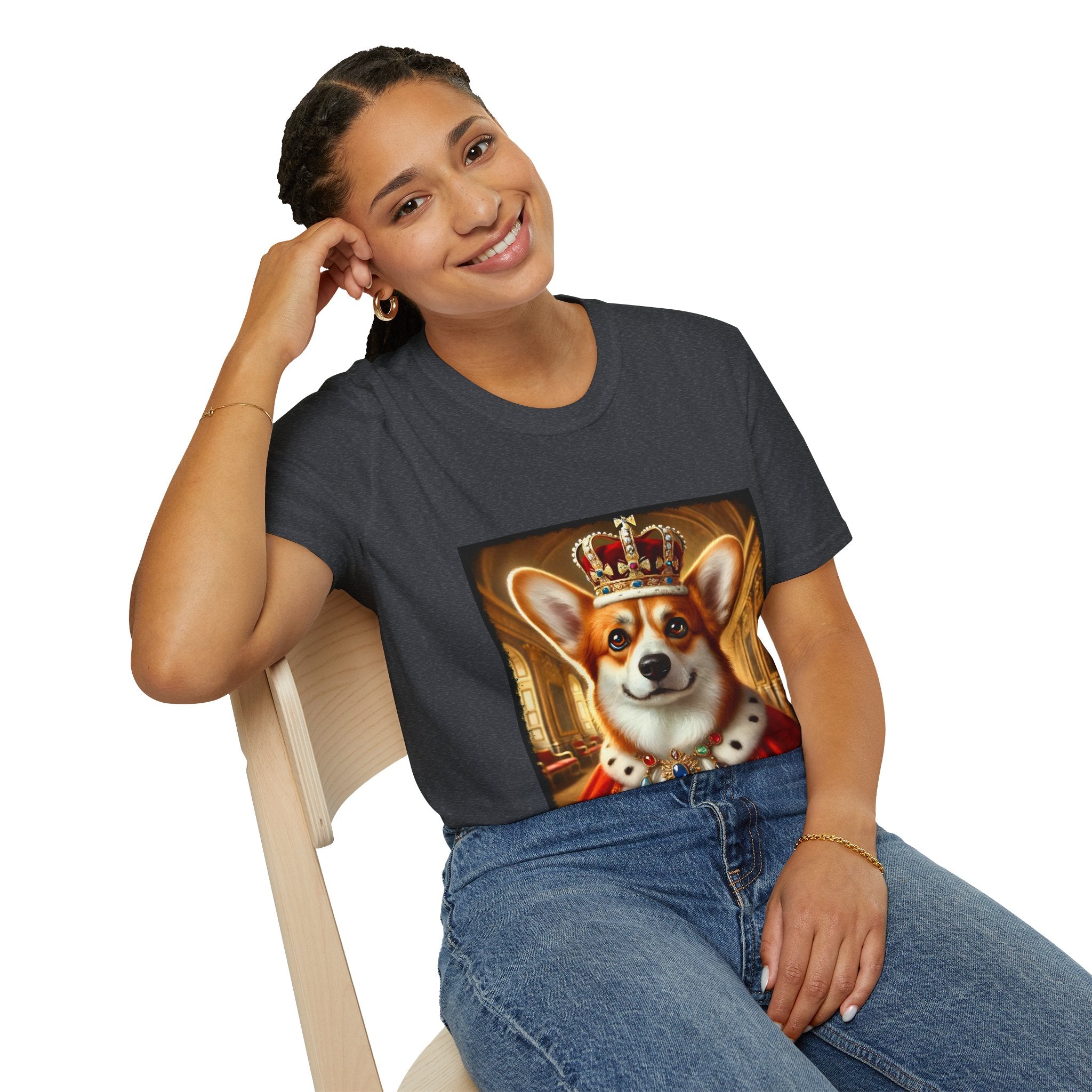 Pembroke Welsh Corgi Majestic Muse | Unisex Dog T-Shirt
