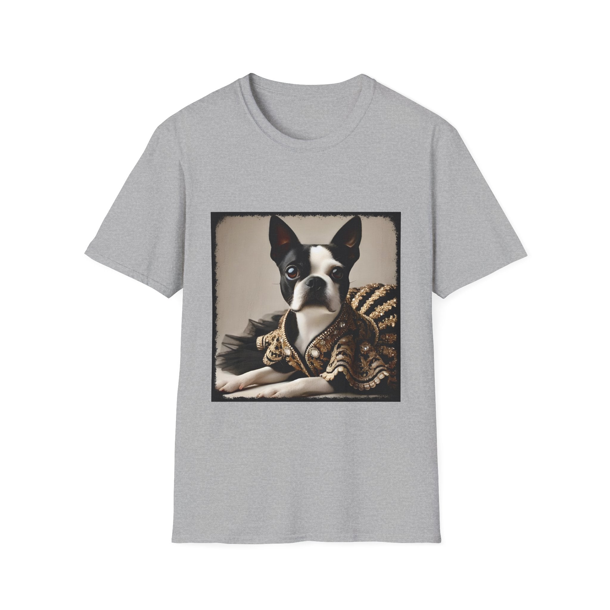 Boston Terrier Brocade Babe | Unisex Dog T-Shirt