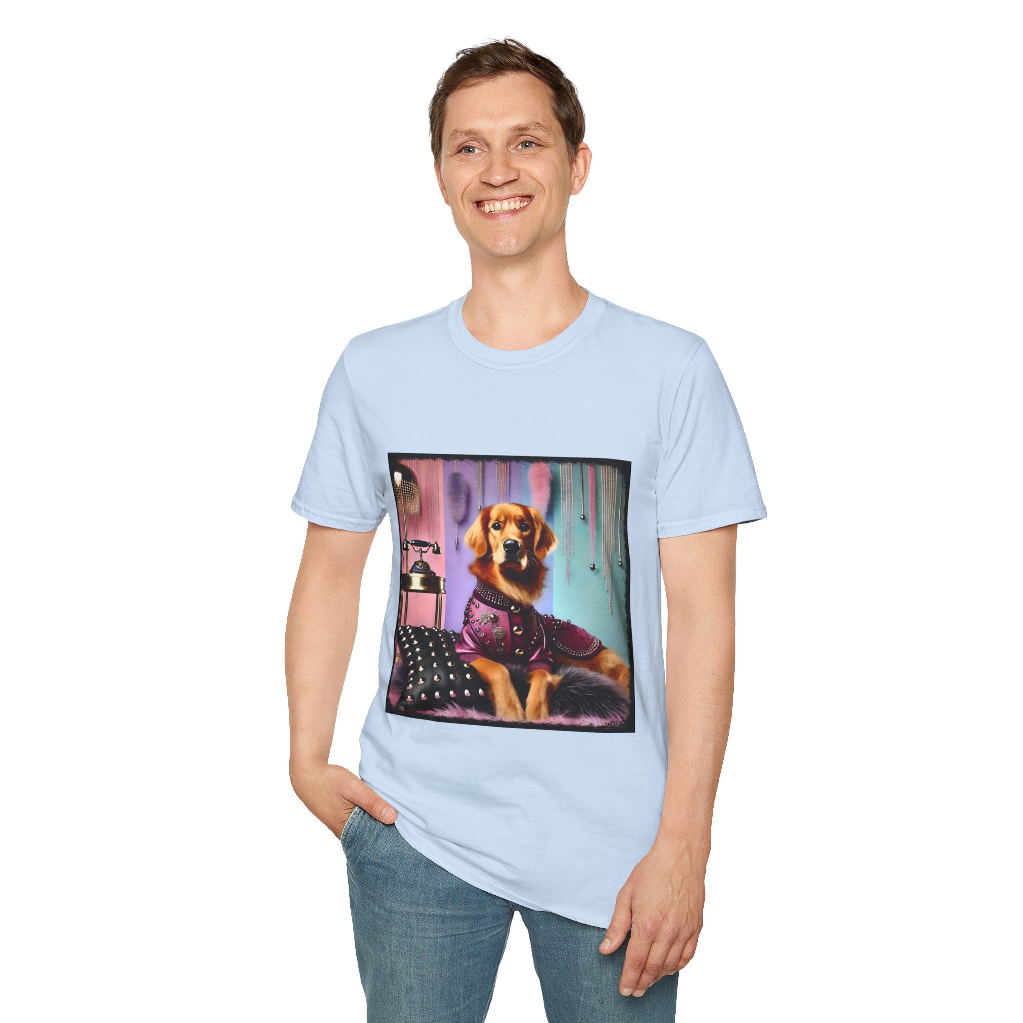 Golden Retriever GenX Icon | Unisex Dog T-Shirt