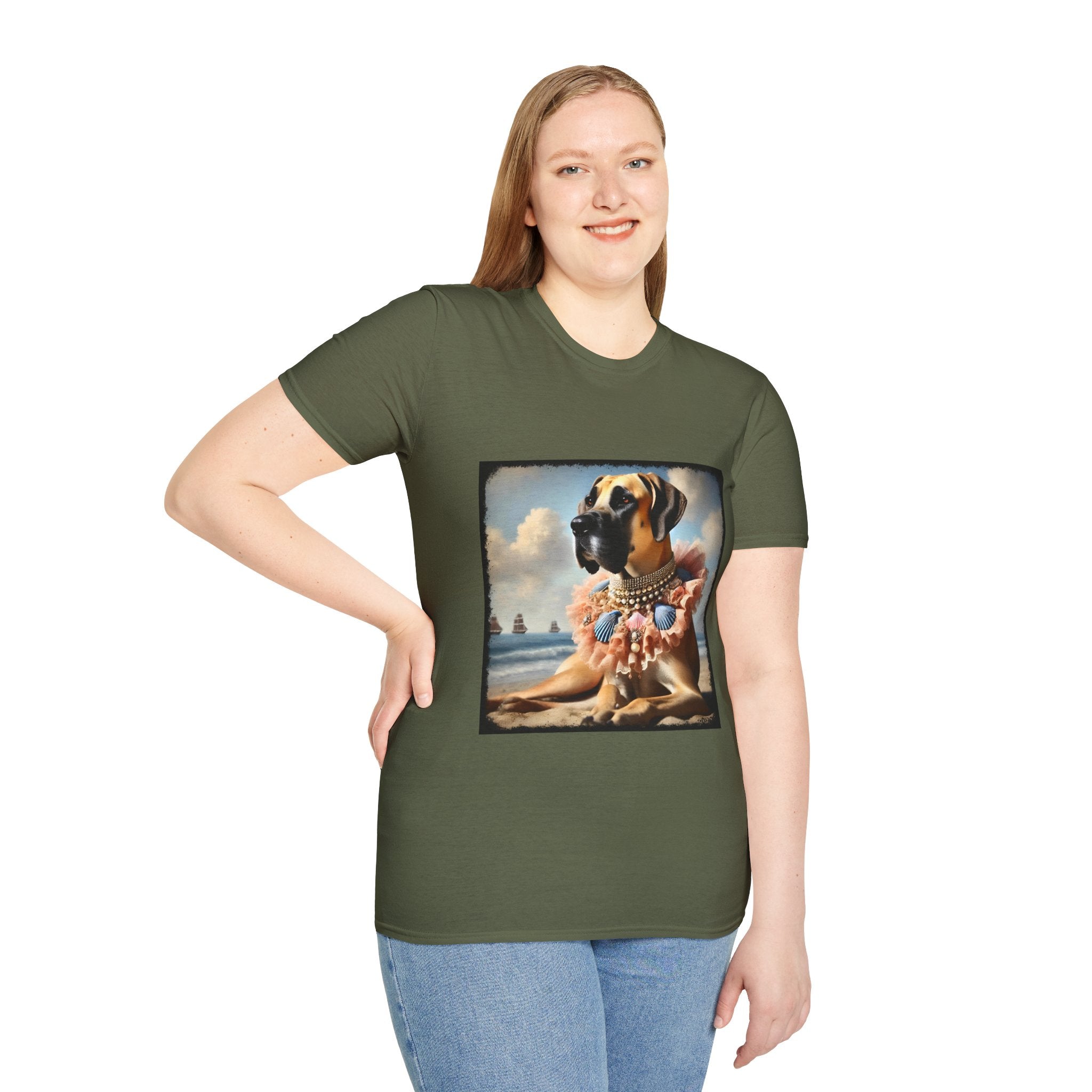 Great Dane Seaside Queen | Unisex Dog T-Shirt