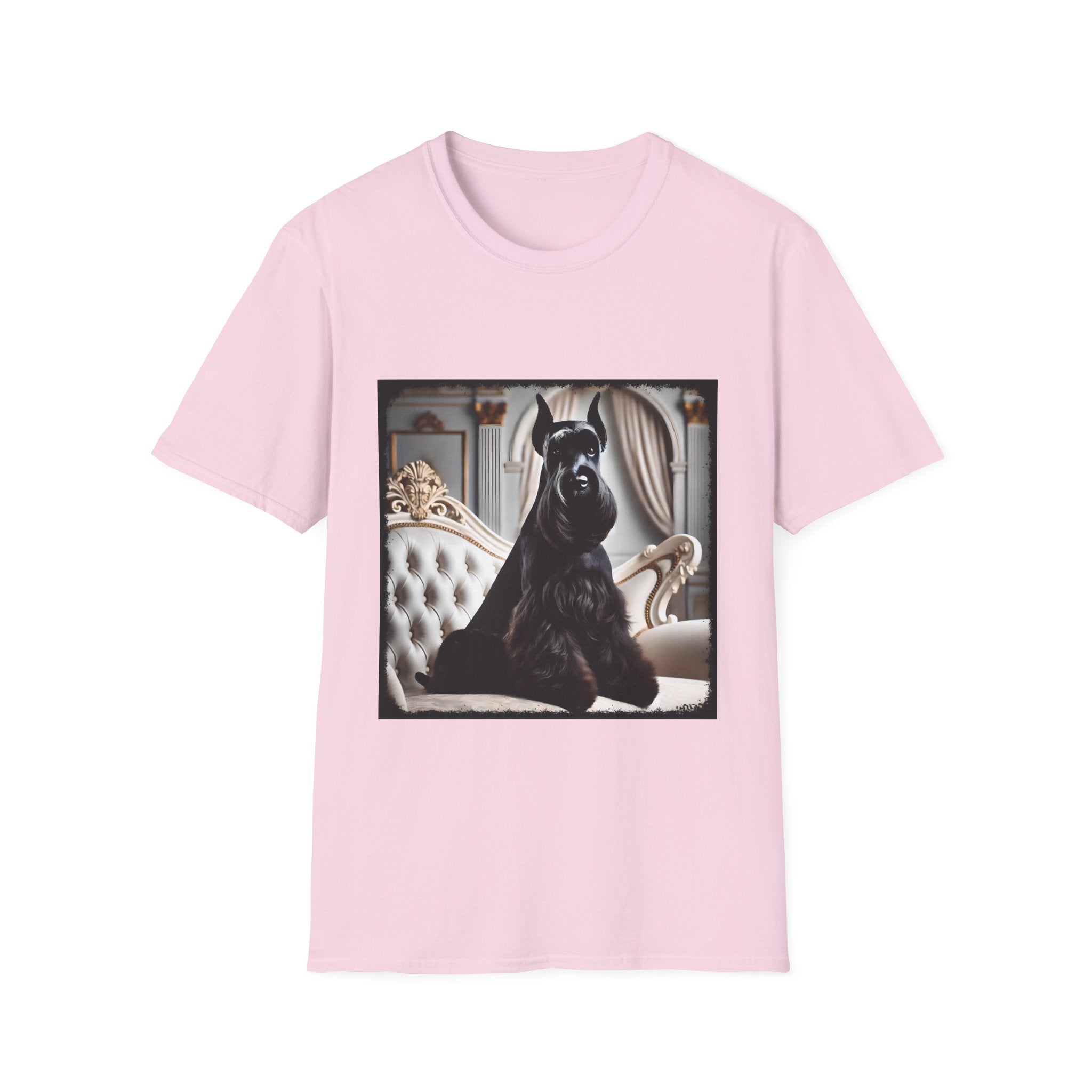 Schnauzer Posh Pose | Unisex Dog T-Shirt