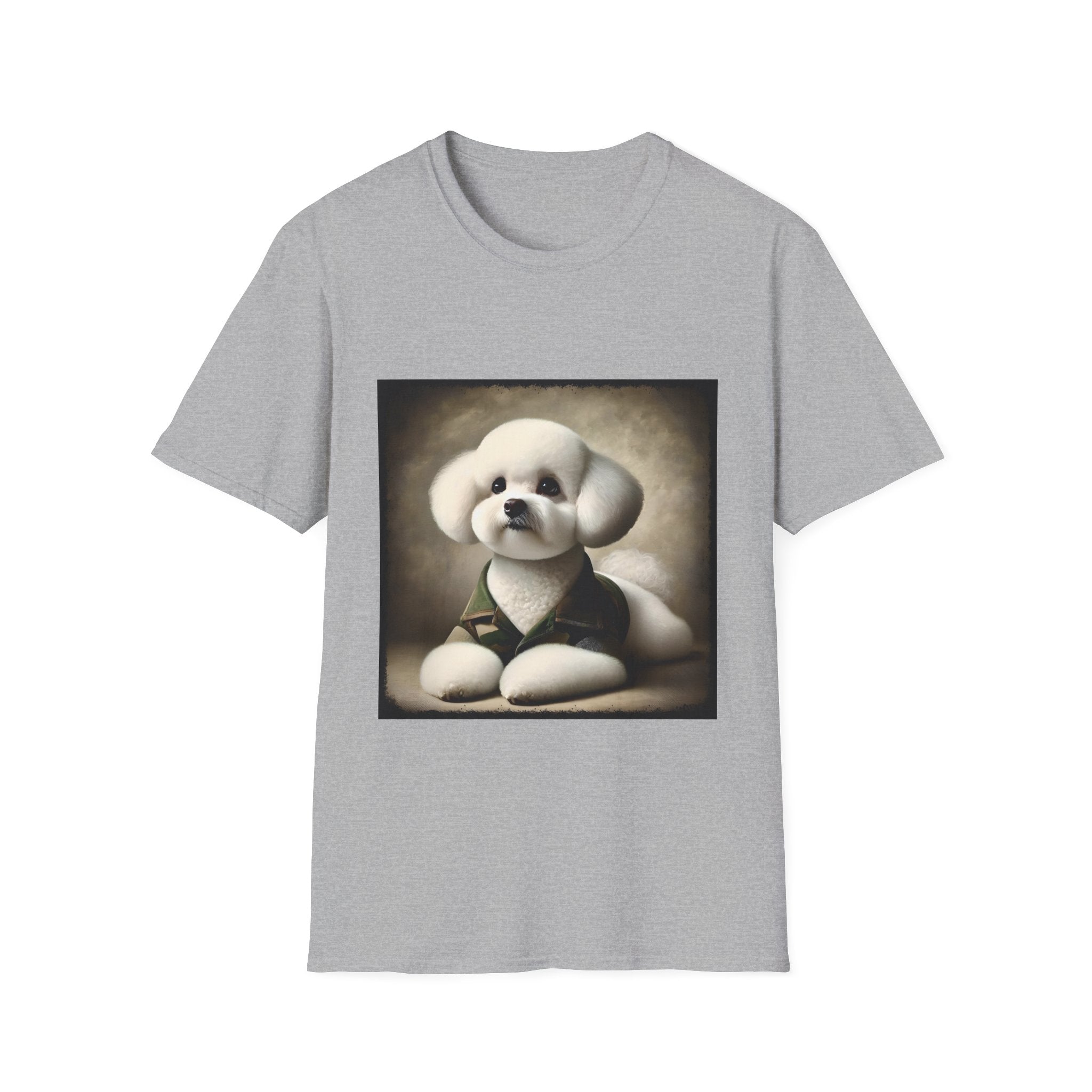Bichon Frise Camo Cutie | Unisex Dog T-Shirt