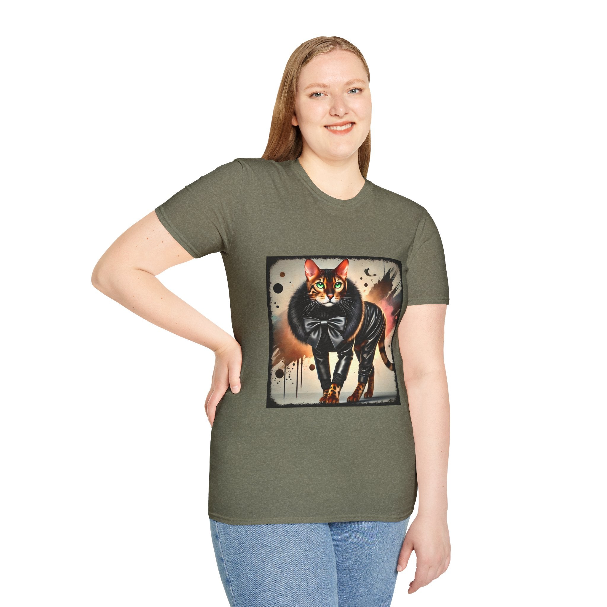 Bengal Cat Bold Muse | Unisex Cat T-Shirt