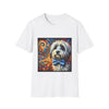 Havanese Bowtie Swirl |  Unisex Dog T-Shirt