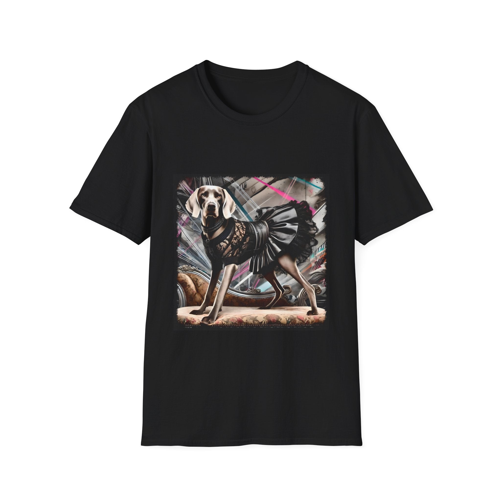 Weimaraner Rock Chic | Unisex Dog T-Shirt