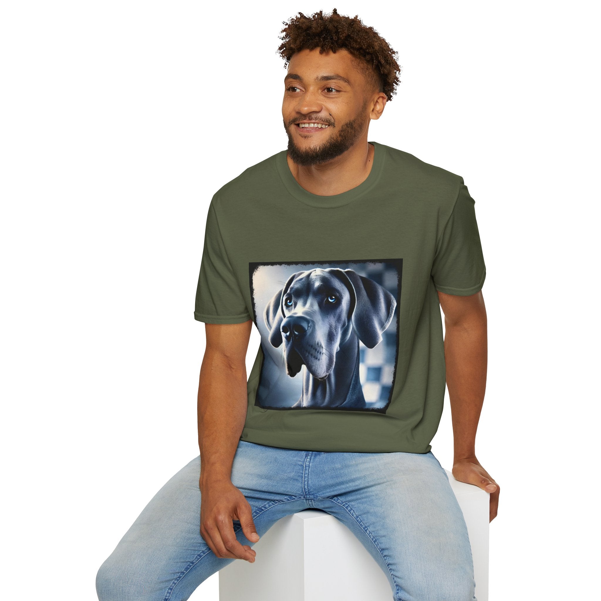 Great Dane Regal Pose | Unisex Dog T-Shirt