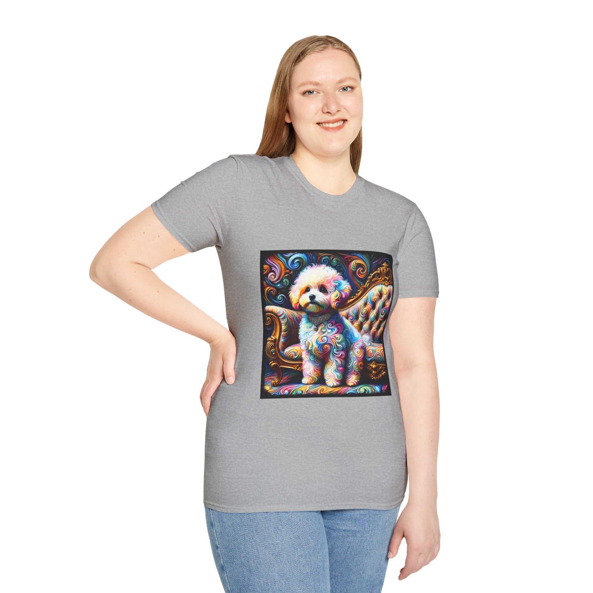 Bichon Frise Beautiful Swirl | Unisex Dog T-Shirt