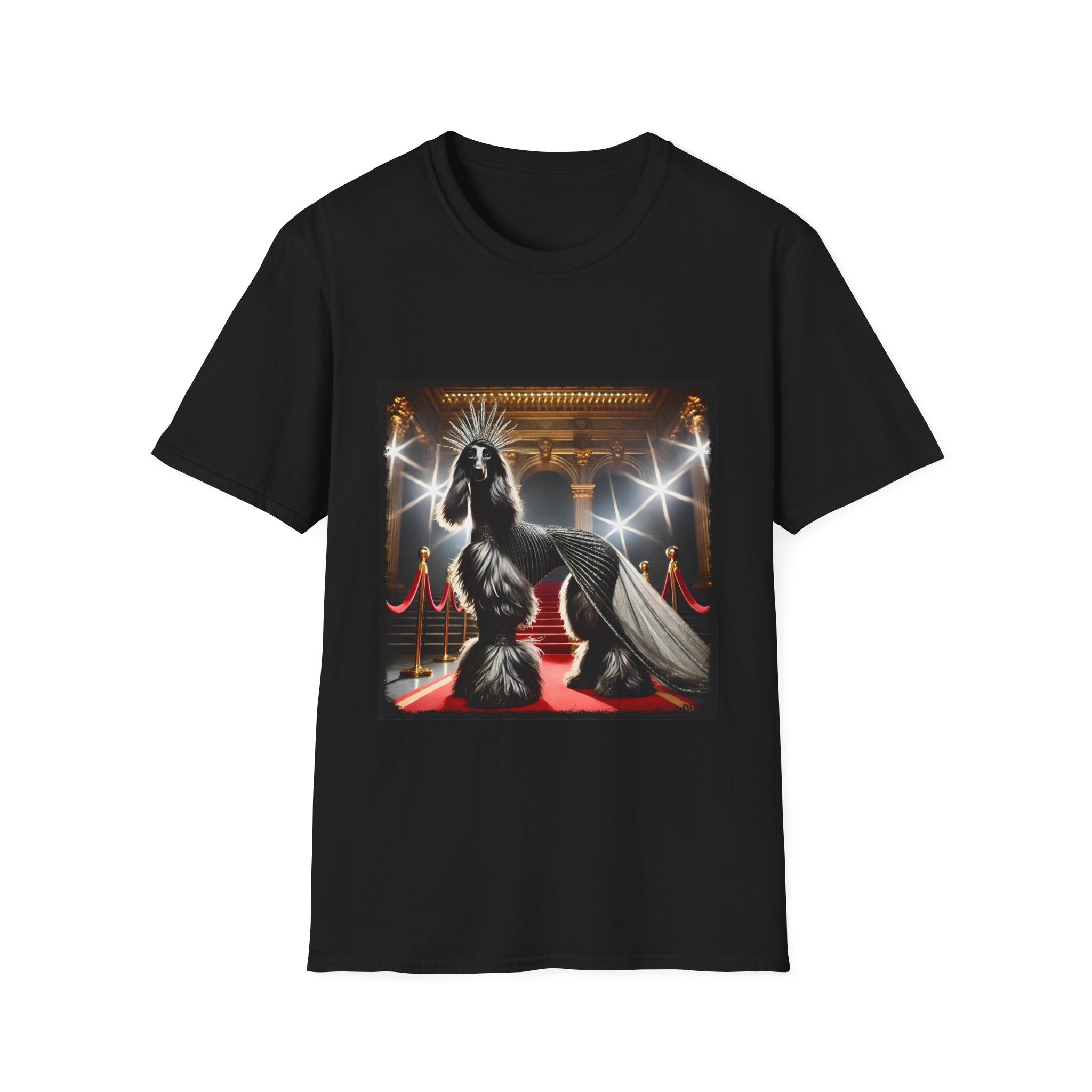 Afghan Hound Runway Royalty | Unisex Dog T-Shirt