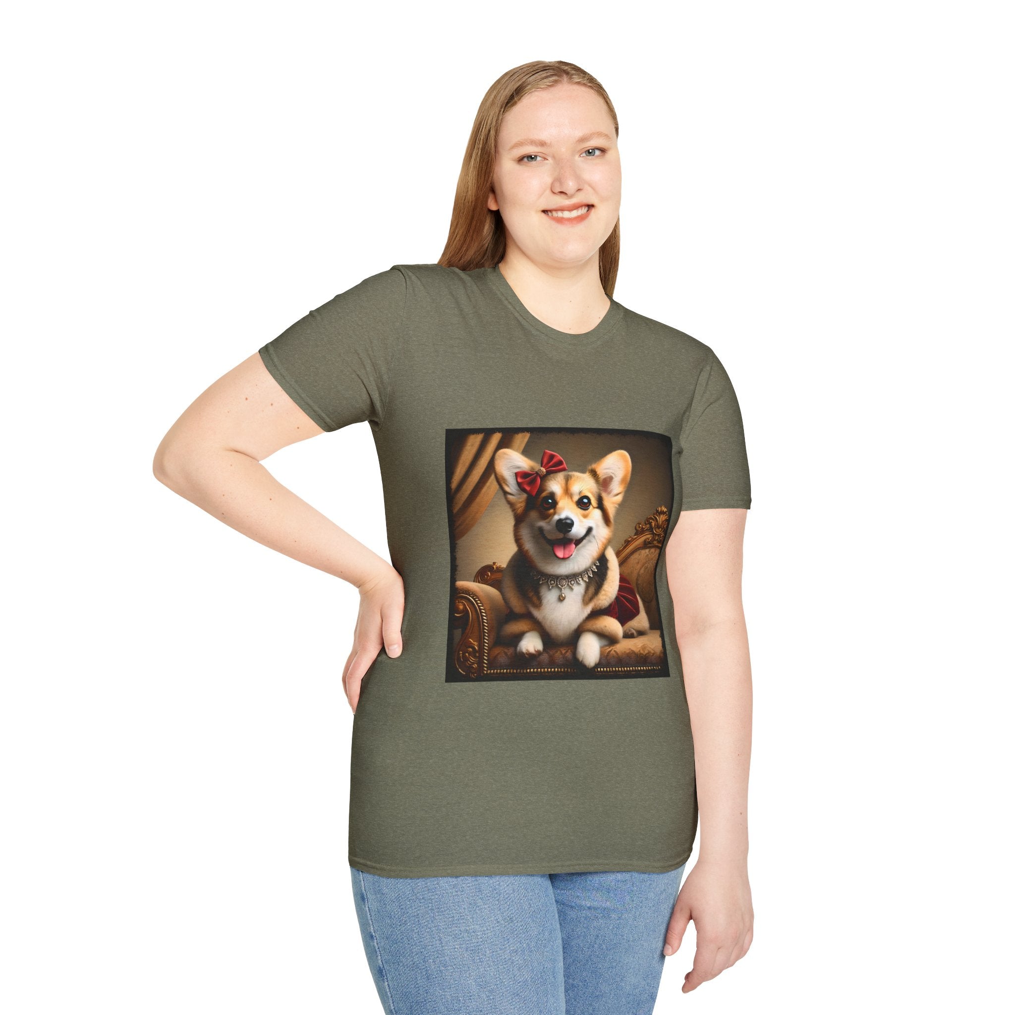 Pembroke Welsh Corgi Red Velvet Princess | Unisex Dog T-Shirt