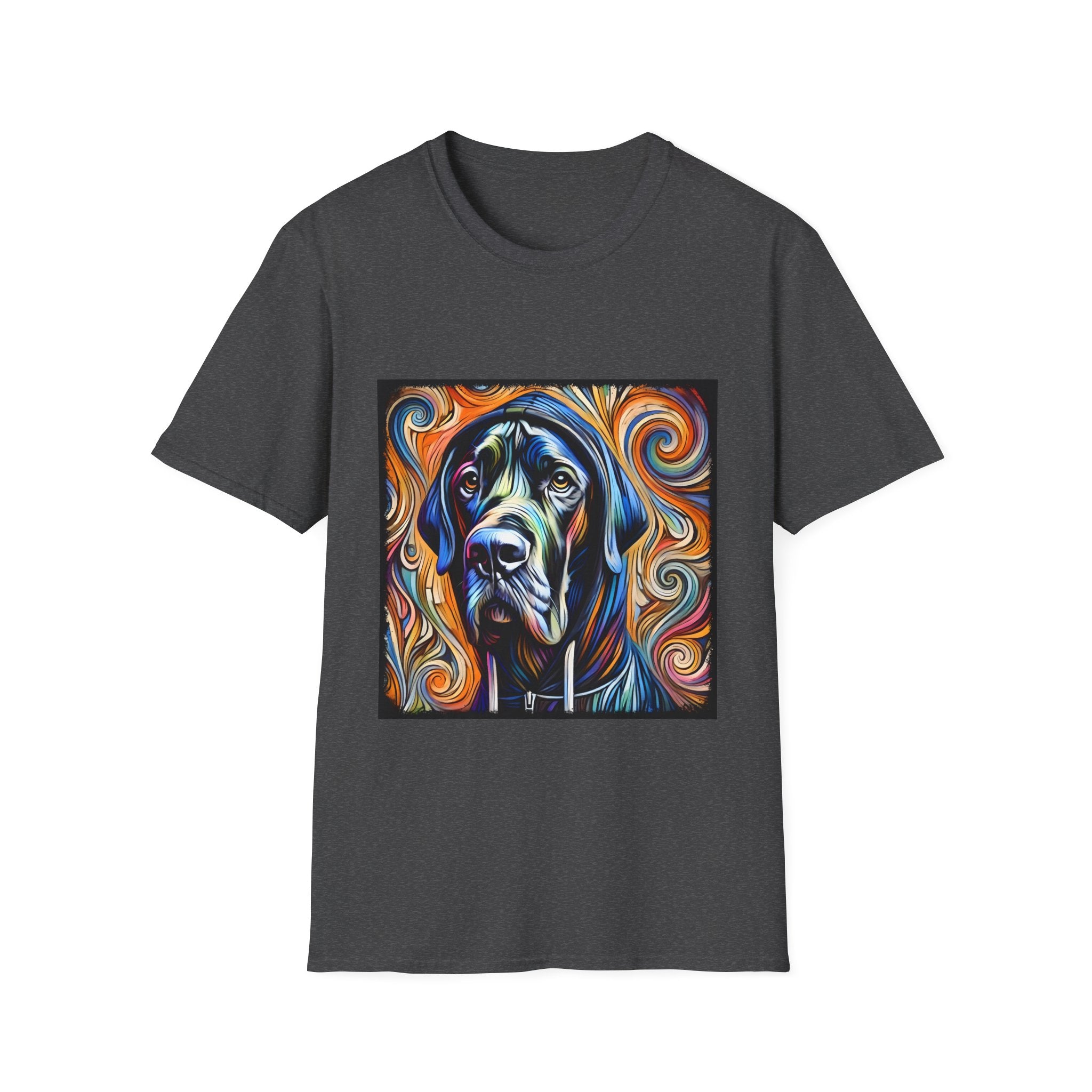 Great Dane Relaxed Swirl II | Unisex Dog T-Shirt