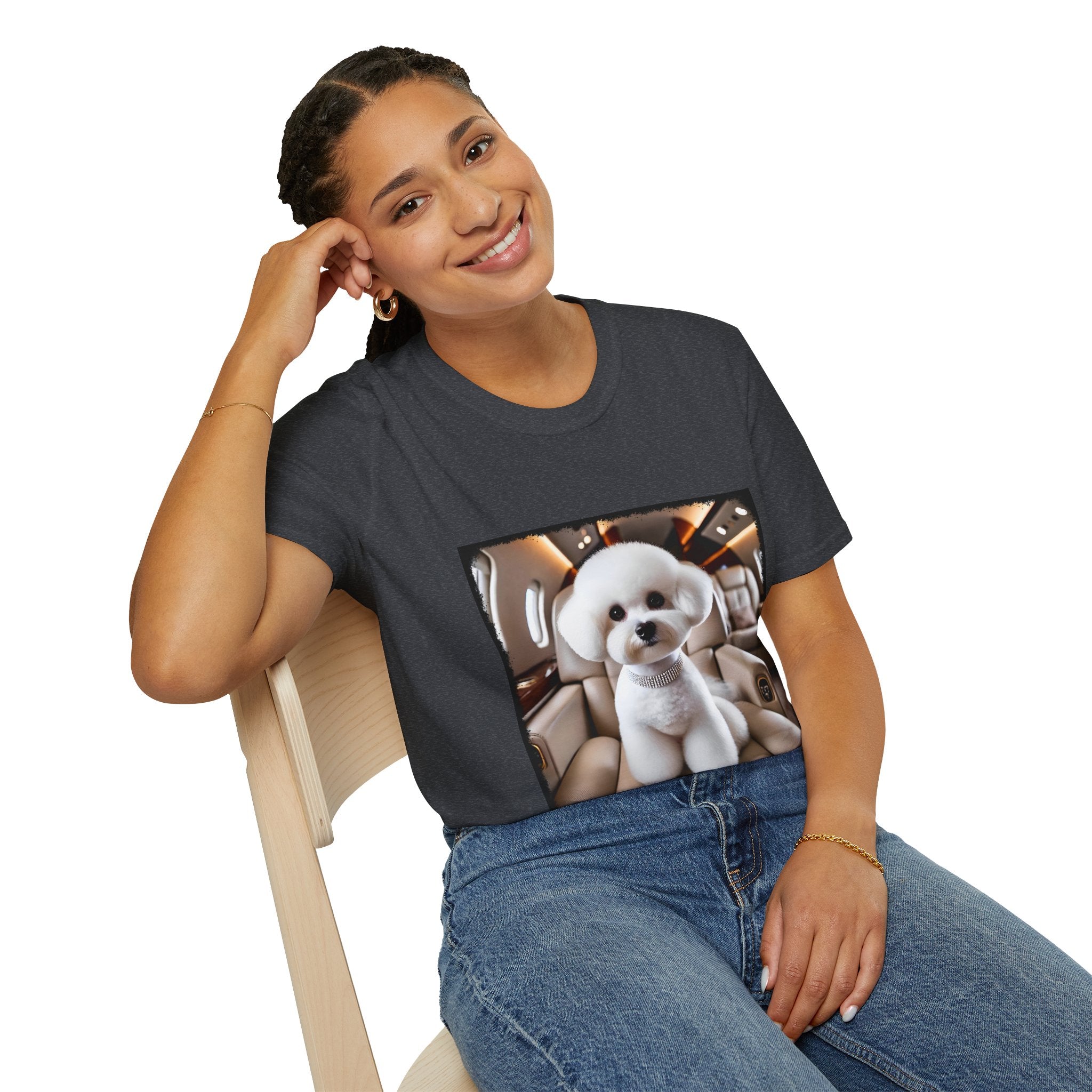 Bichon Frise Passport Pup | Unisex Dog T-Shirt