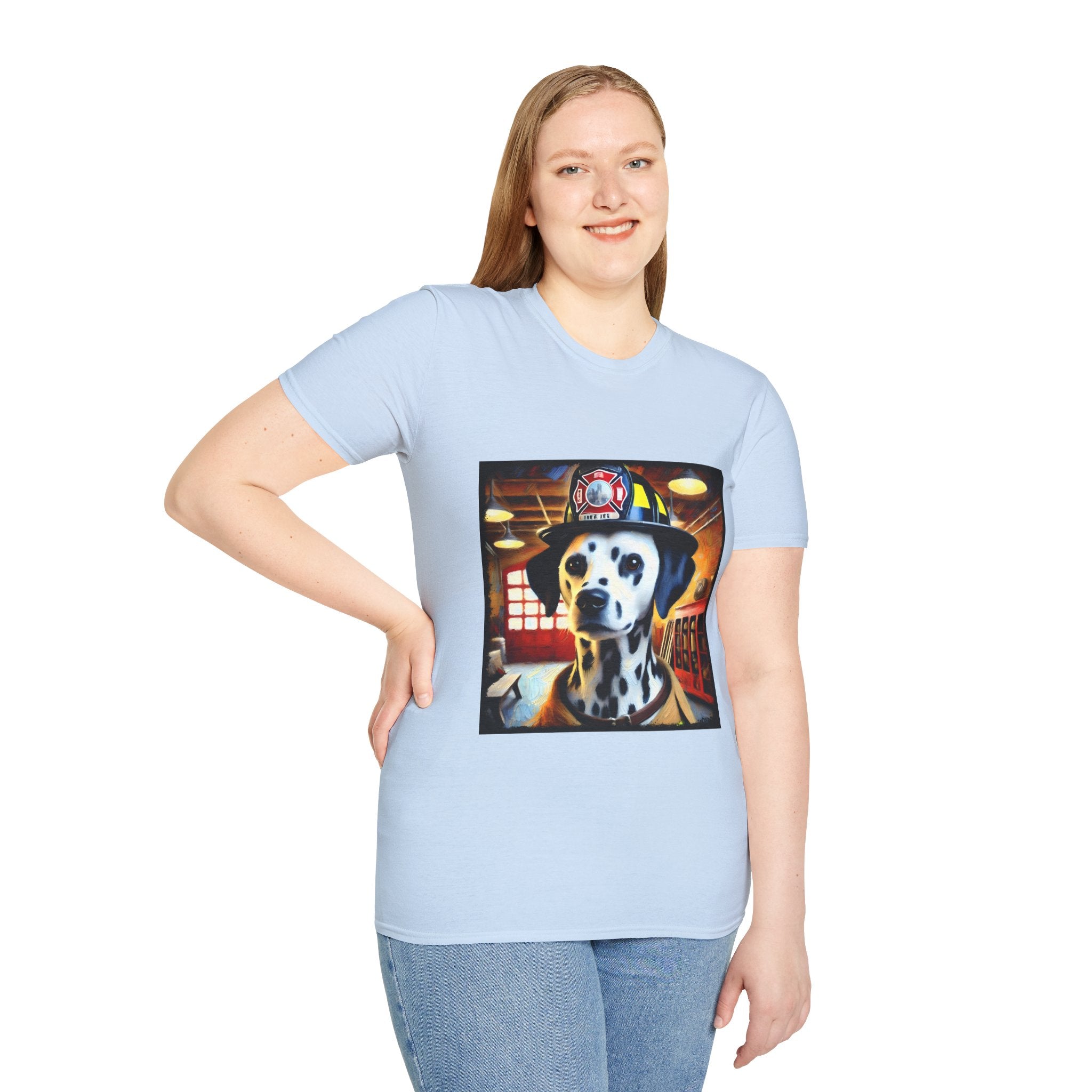 Dalmatian Fire Rescue Classic | Unisex Dog T-Shirt