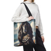 Afghan Hound Beach Bombshell | Dog Themed Tote Bag
