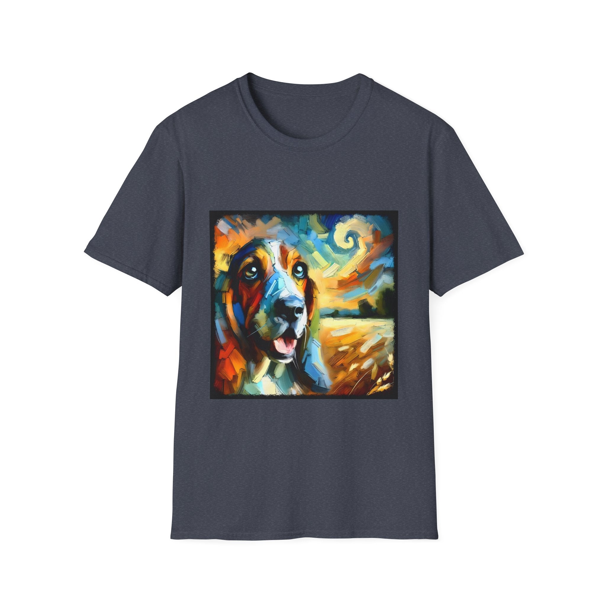 Basset Hound Sun Swirl | Unisex Dog T-Shirt