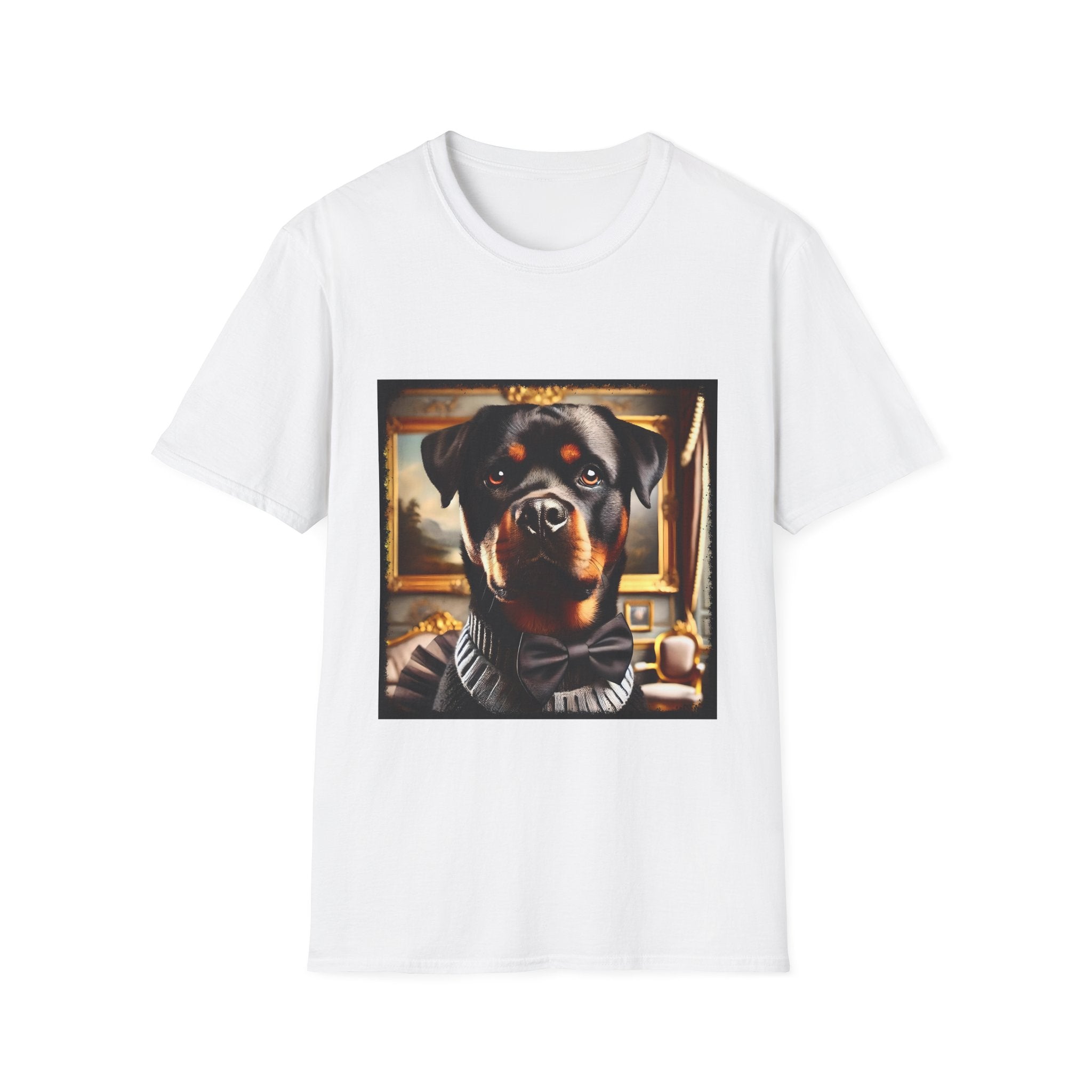 Rottweiler Posh Portrait | Unisex Dog T-Shirt