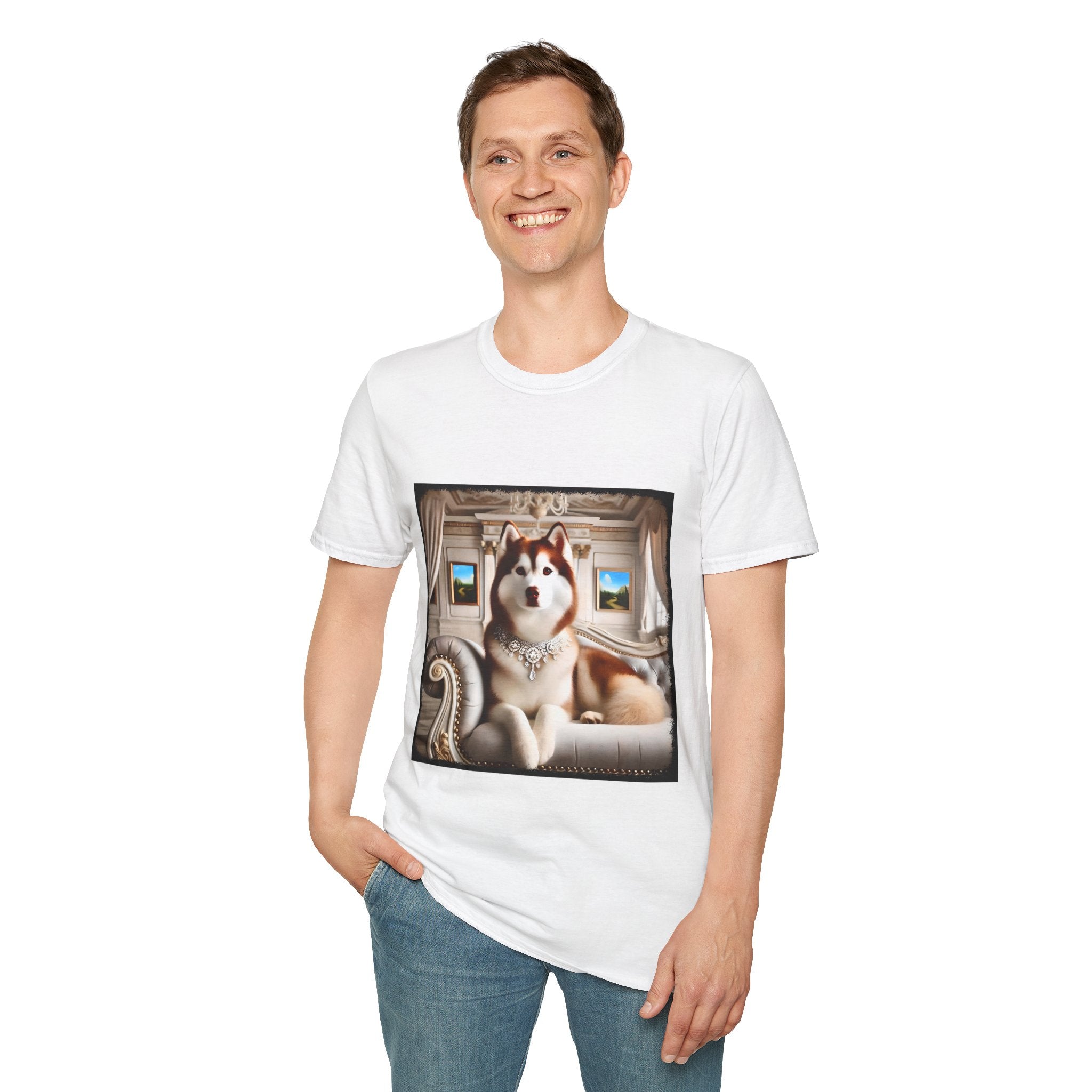 Siberian Husky Red Princess | Unisex Dog T-Shirt