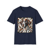 German Shorthaired Pointer Warm Geometric | Unisex Dog T-Shirt