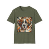 Saint Bernard Bold Geometric | Unisex Dog T-Shirt