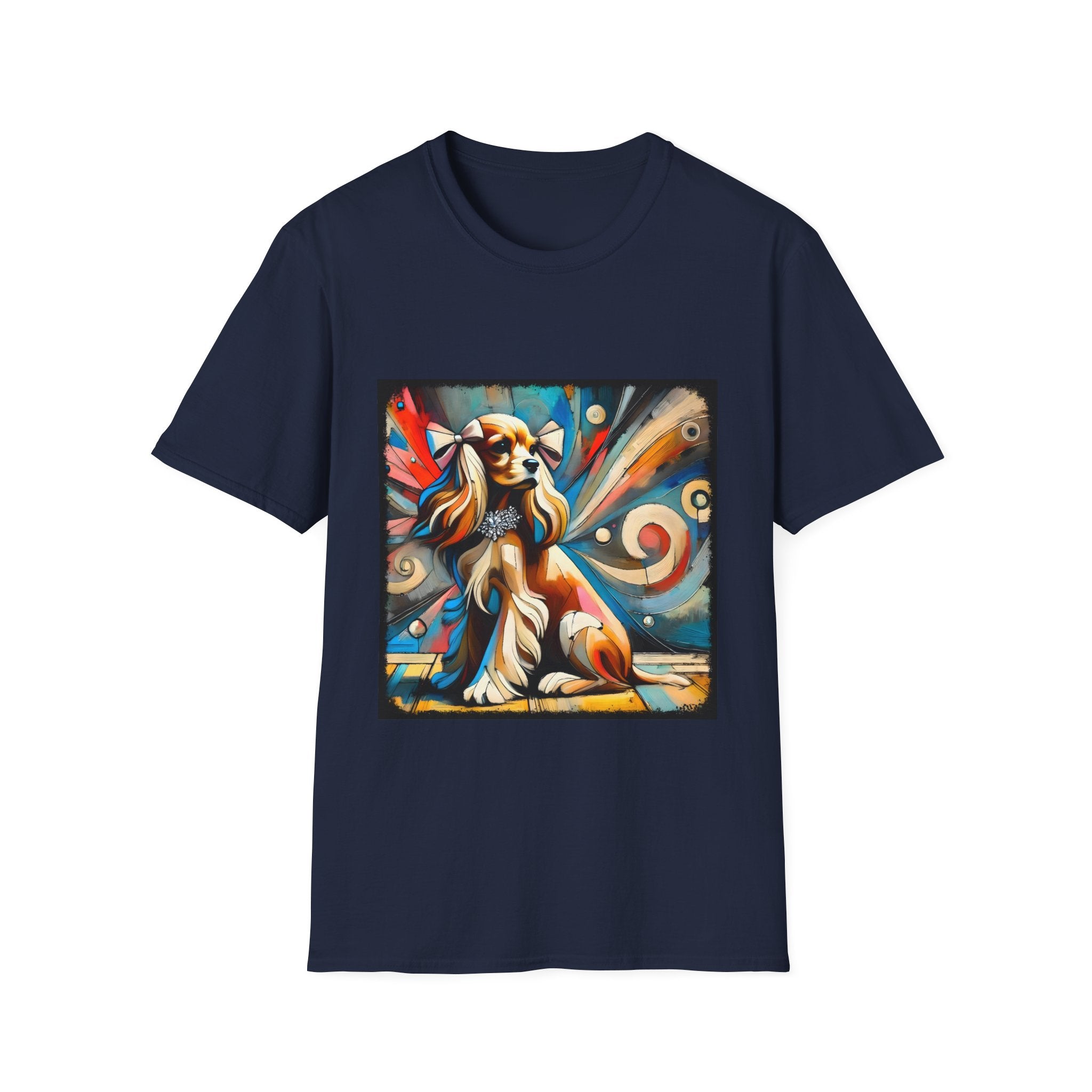 Cocker Spaniel Vivid Swirl | Unisex Dog T-Shirt