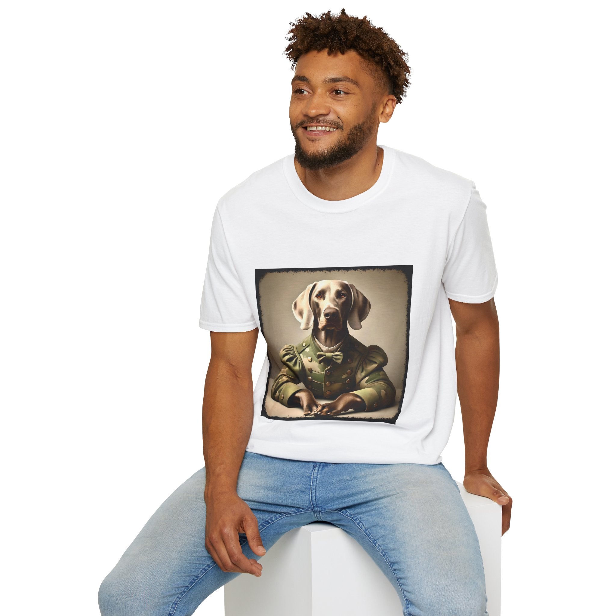 Weimaraner Classic Commander | Unisex Dog T-Shirt